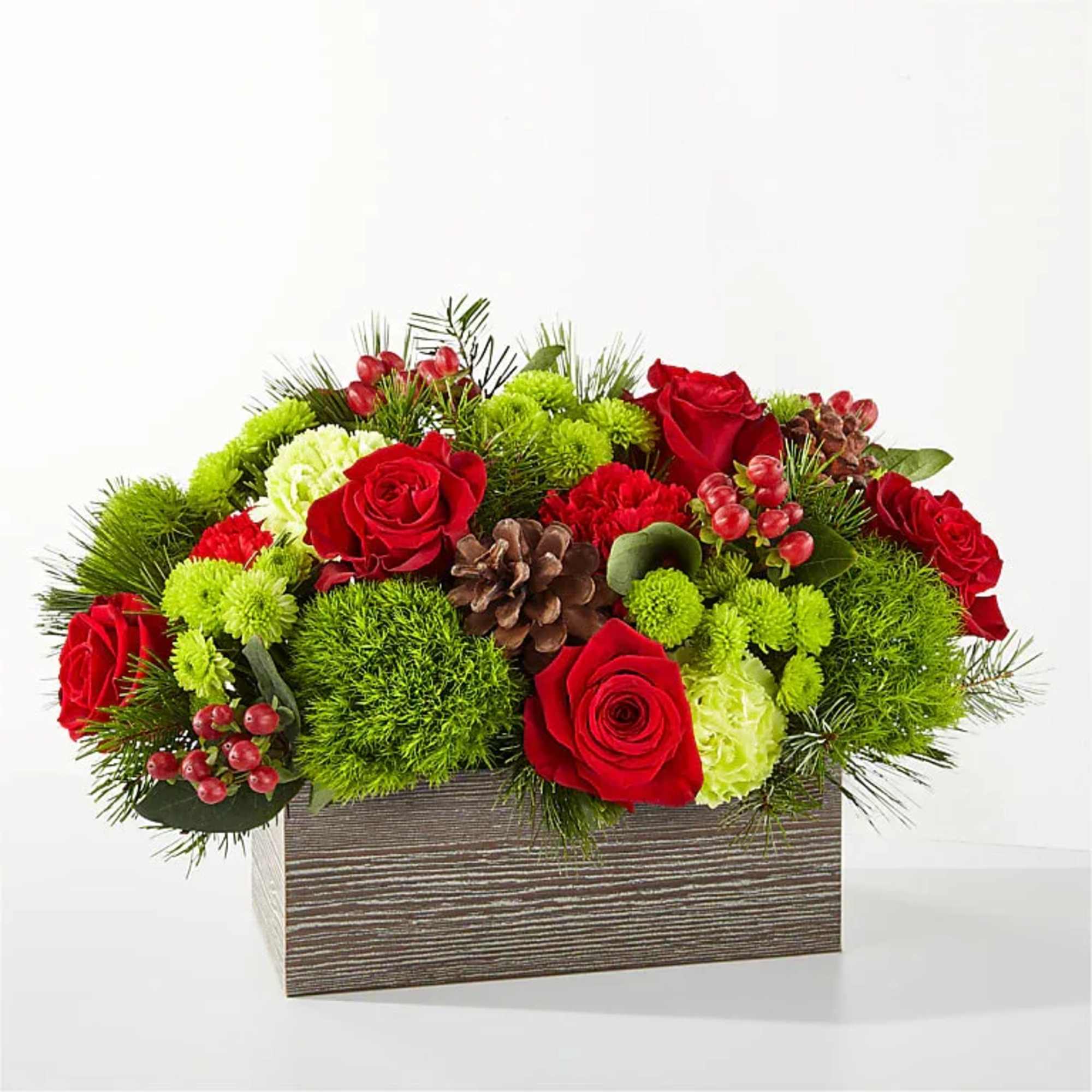 Filled with the essence of warmth and coziness, the Bundled-Up Bouquet is