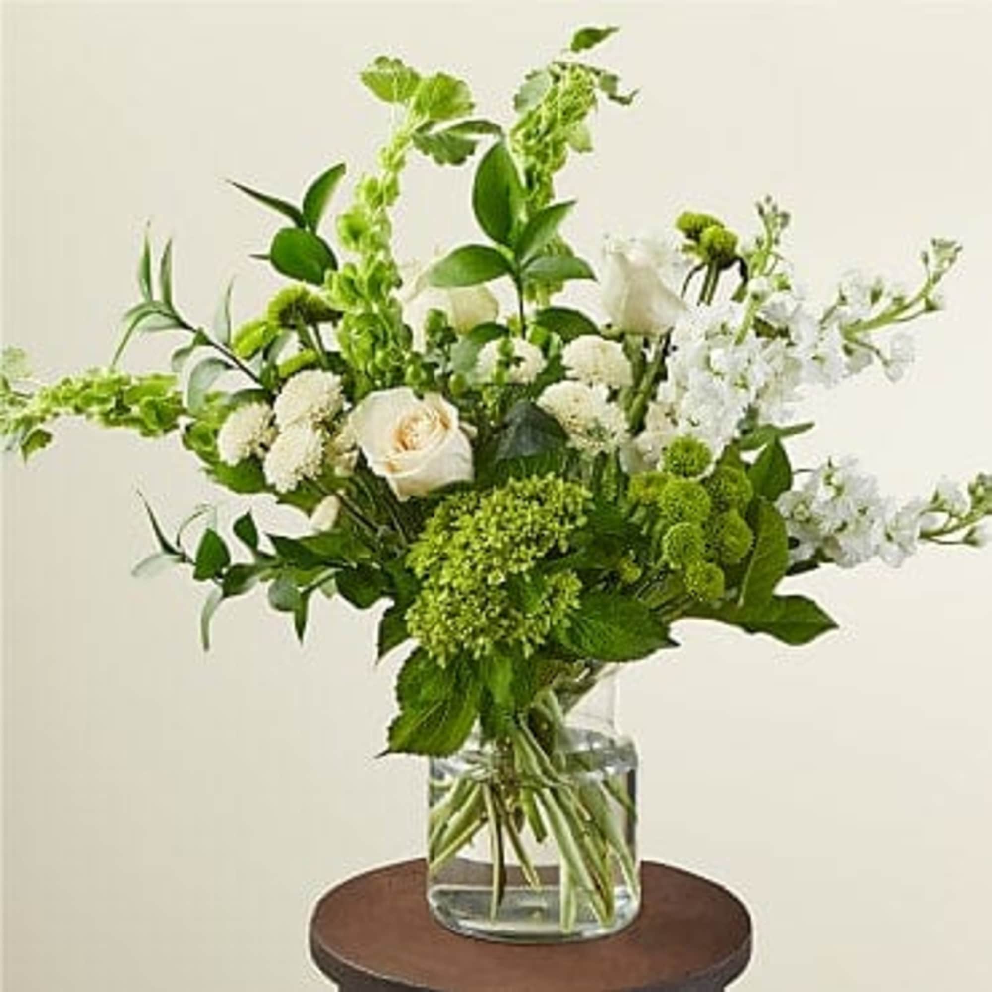 Introducing the &quot;Lucky Charm&quot; Christmas Flower Arrangement, a charming and delightful bouquet