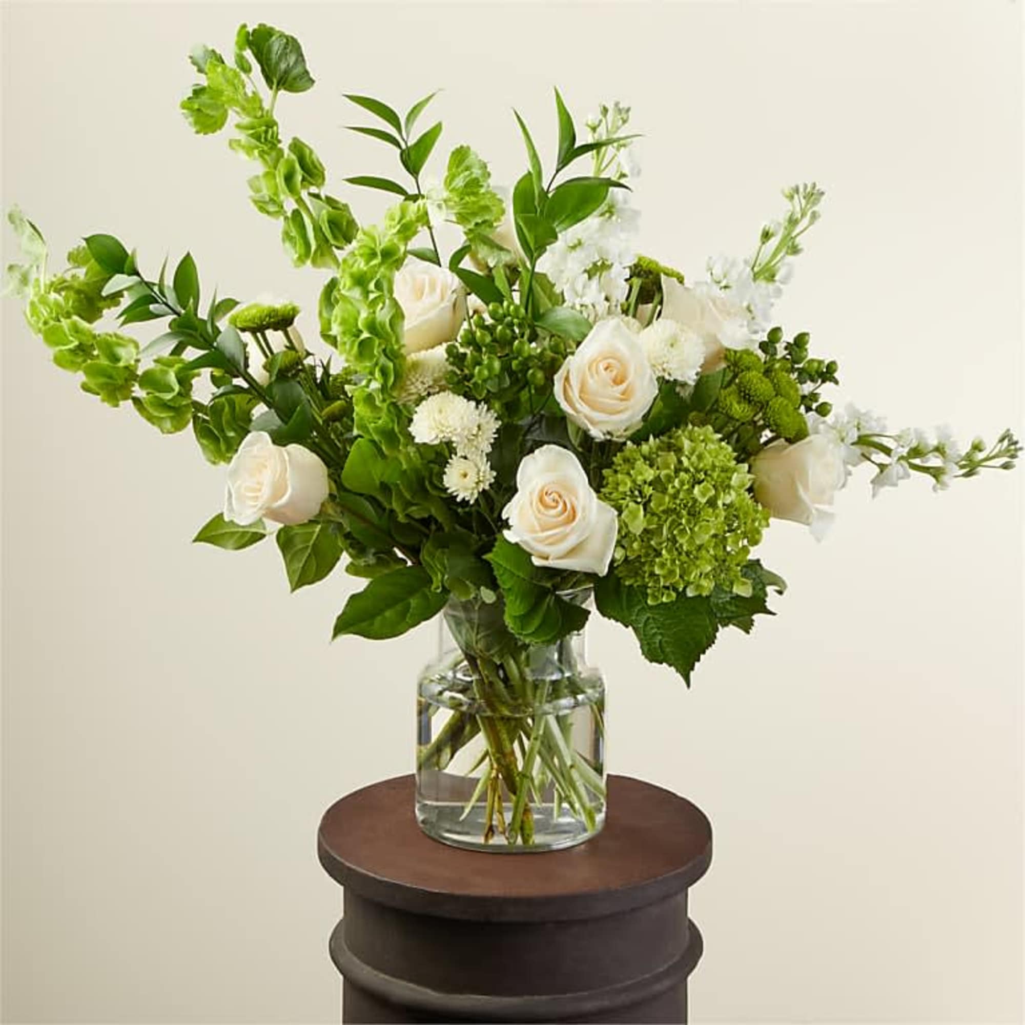 Introducing the &quot;Lucky Charm&quot; Christmas Flower Arrangement, a charming and delightful bouquet