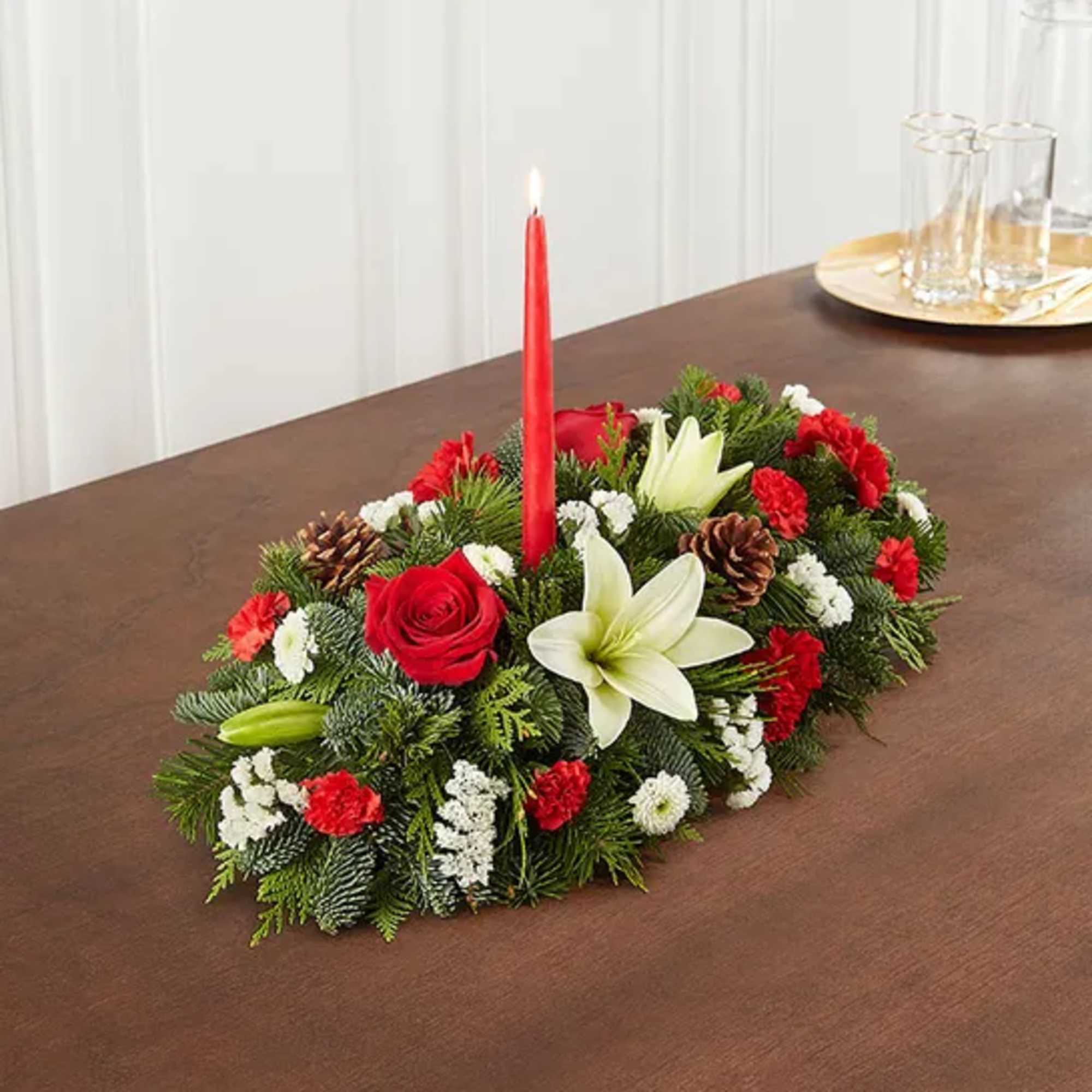 This centerpiece will look beautiful on your table or for a loved
