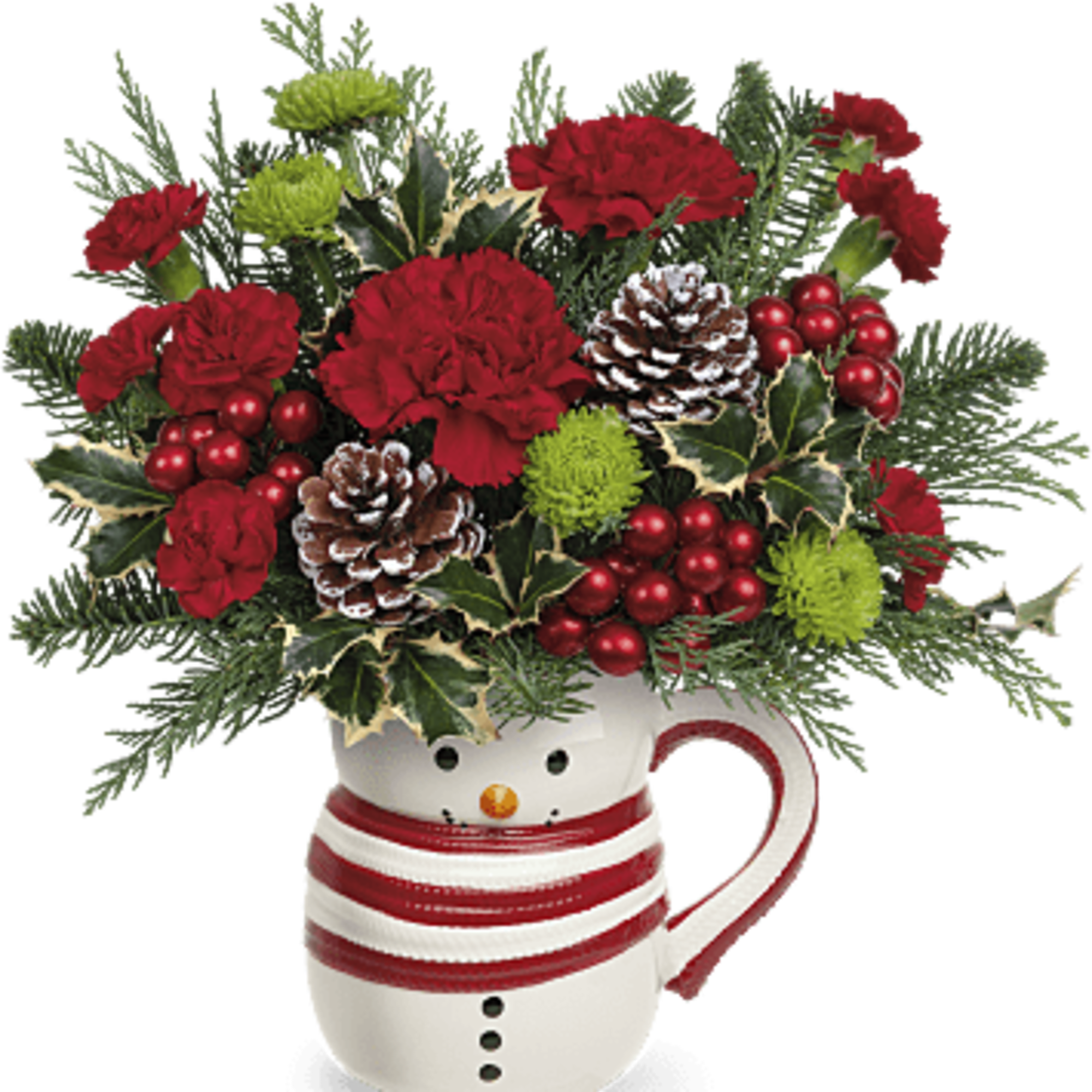 Adorable keepsake snow mug that can be used for hot and cold