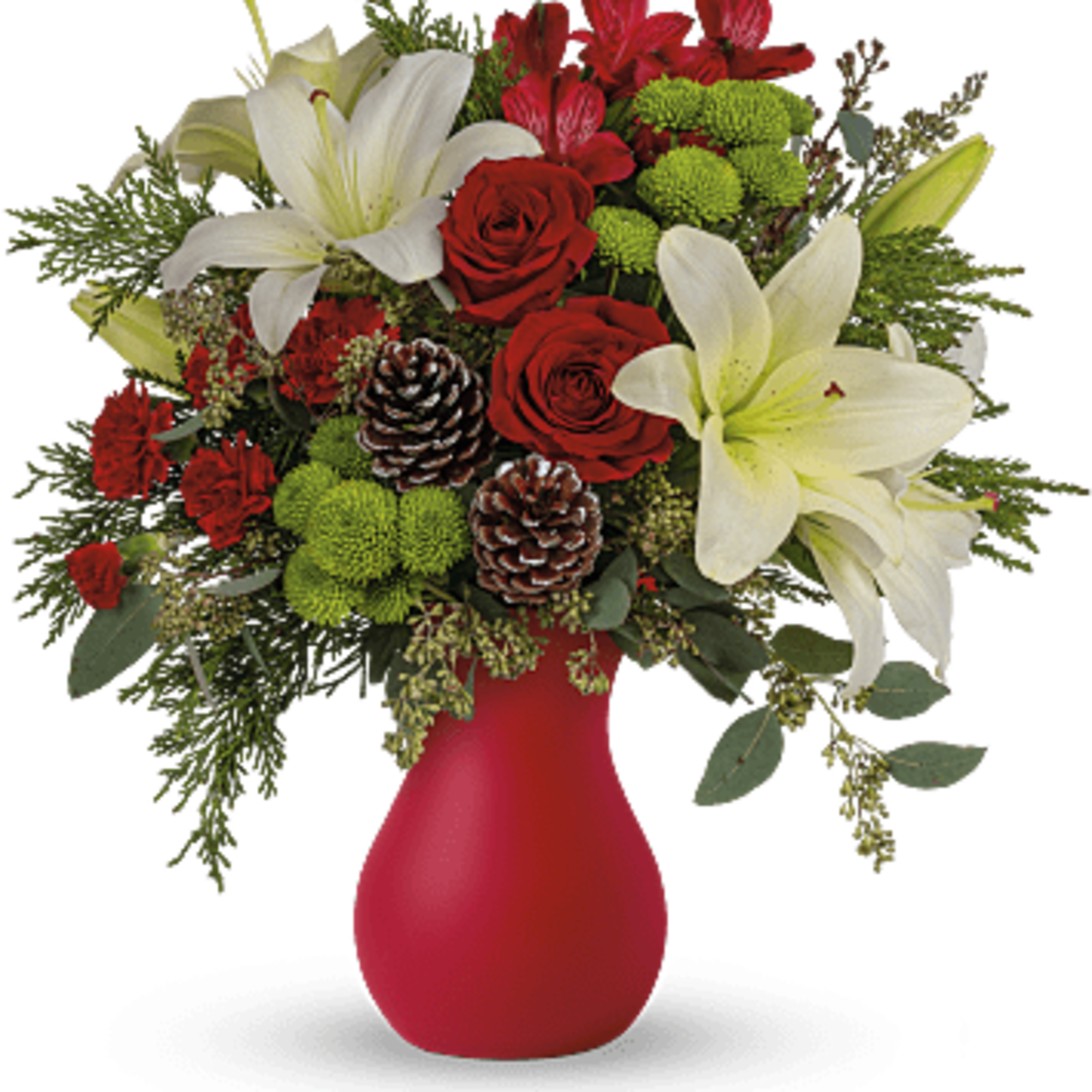 This one-sided bouquet is a welcomed sight in any home! perfect as