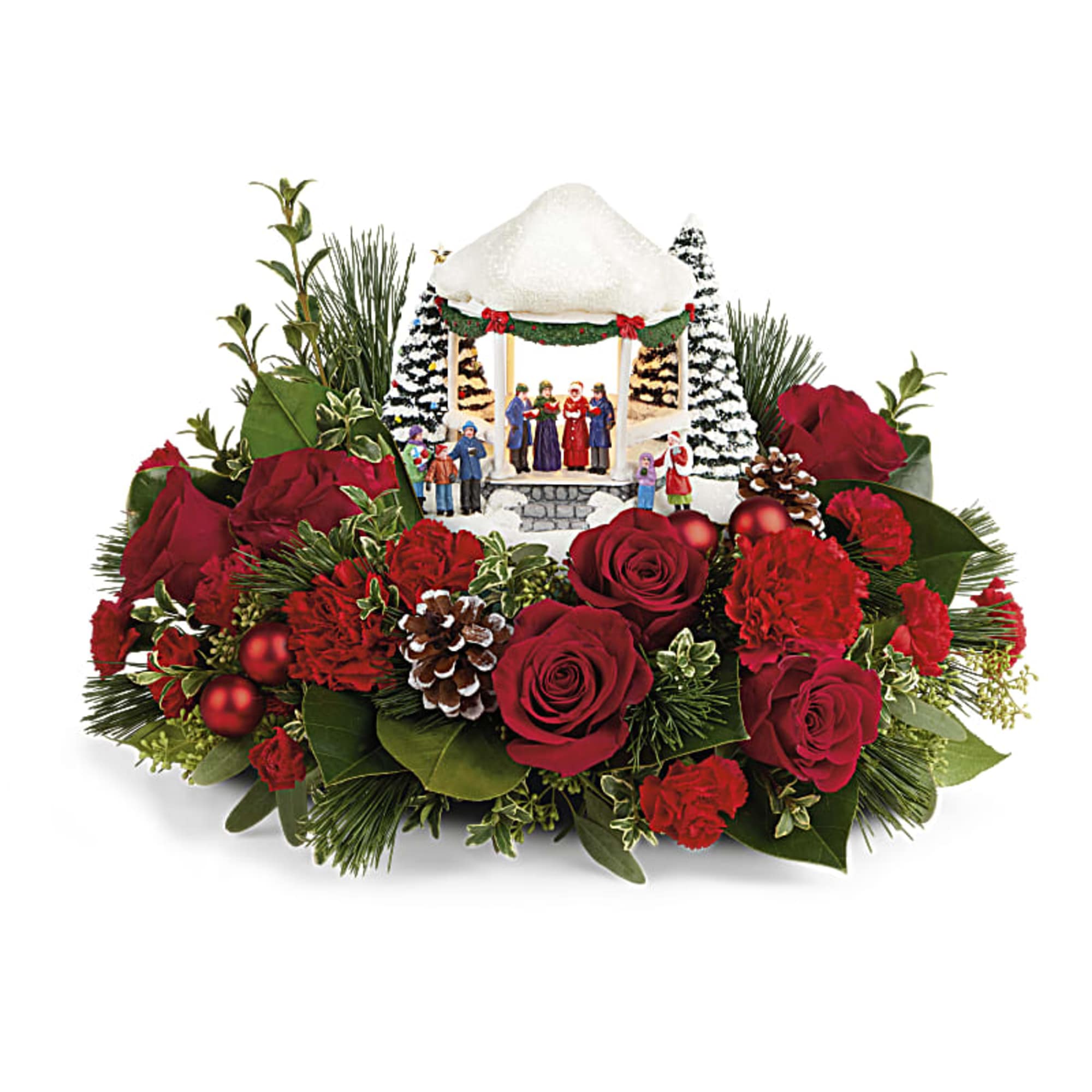 Here's something to sing about! This charming, hand-painted Thomas Kinkade collectible is