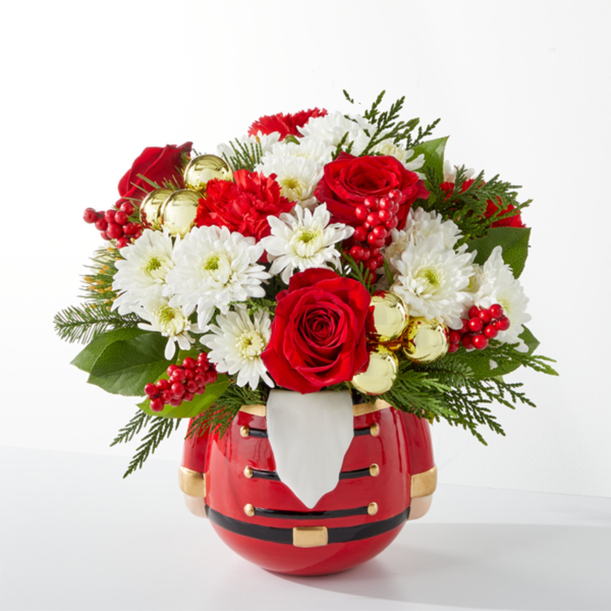 Share in the nostalgia of the season with a collectable nutcracker vase