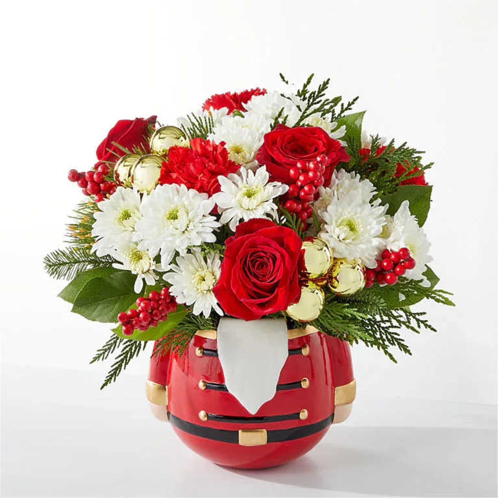 Share in the nostalgia of the season with a collectable nutcracker vase