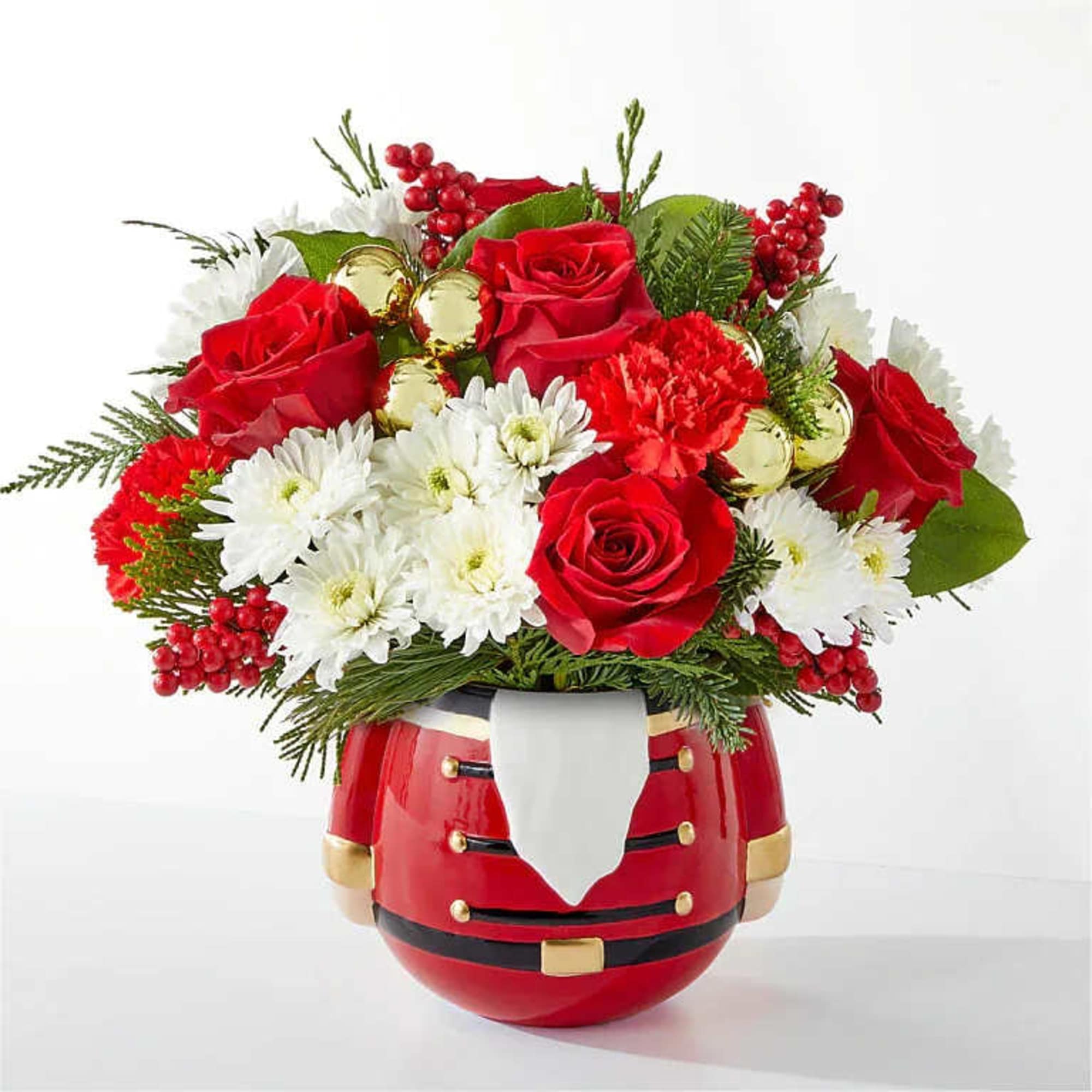 Share in the nostalgia of the season with a collectable nutcracker vase
