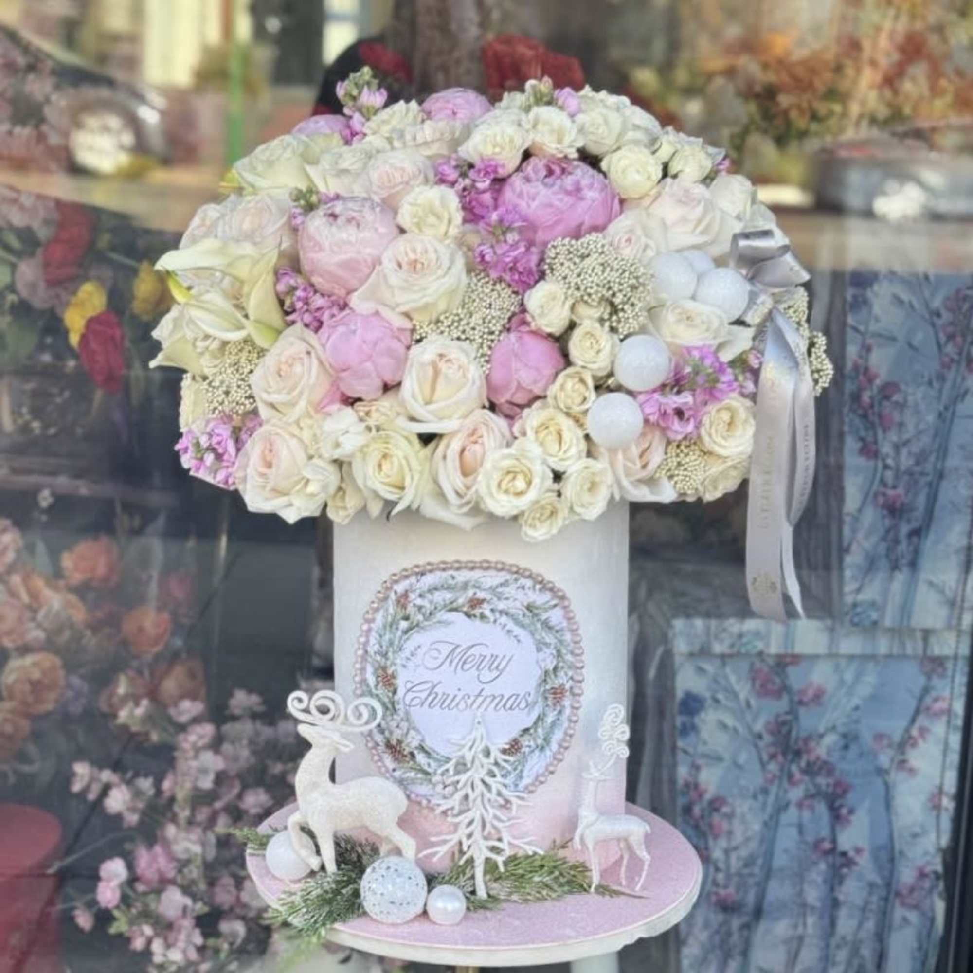 Christmas flower box 