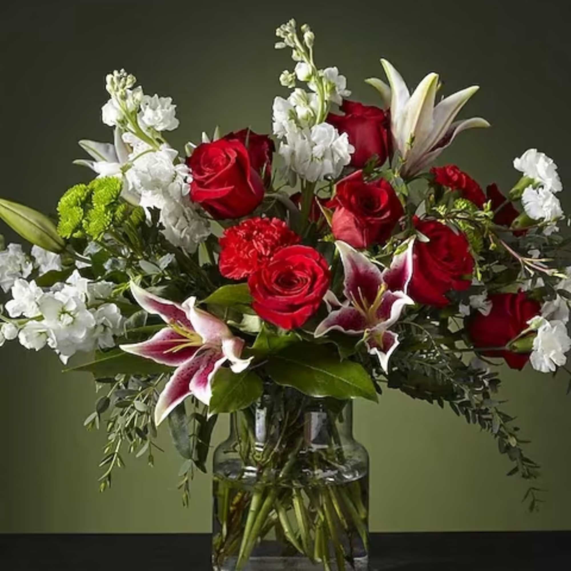 Inspired by the crisp colors of a candy cane, Mrs. Clause&#039;s Peppermint