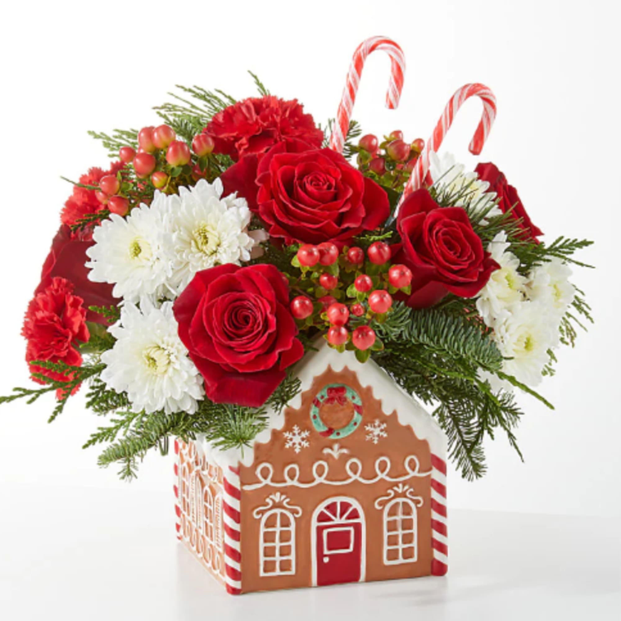 Share warmth and love with the Gingerbread Bakery Bouquet, a delectable blend