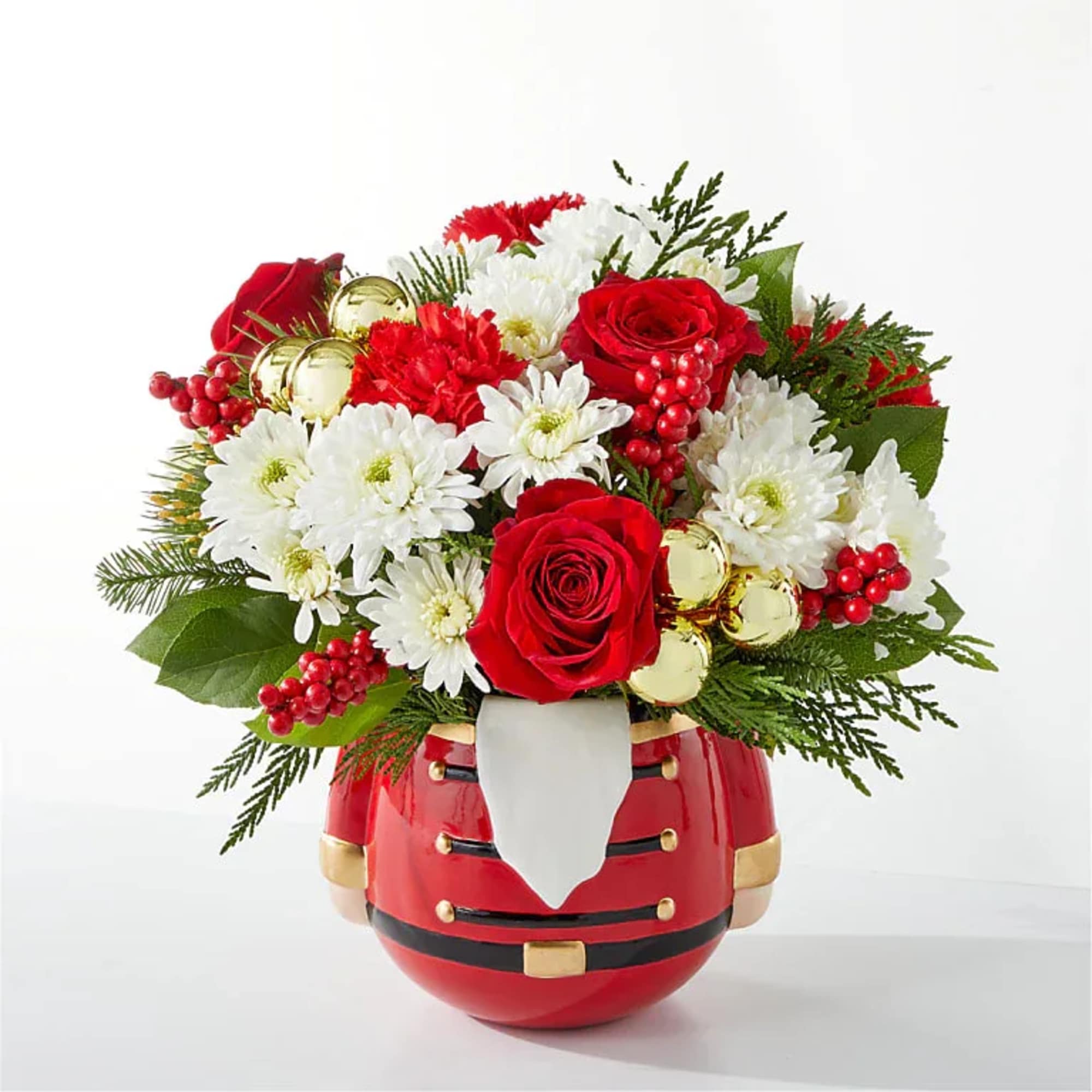Share in the nostalgia of the season with a collectable nutcracker vase