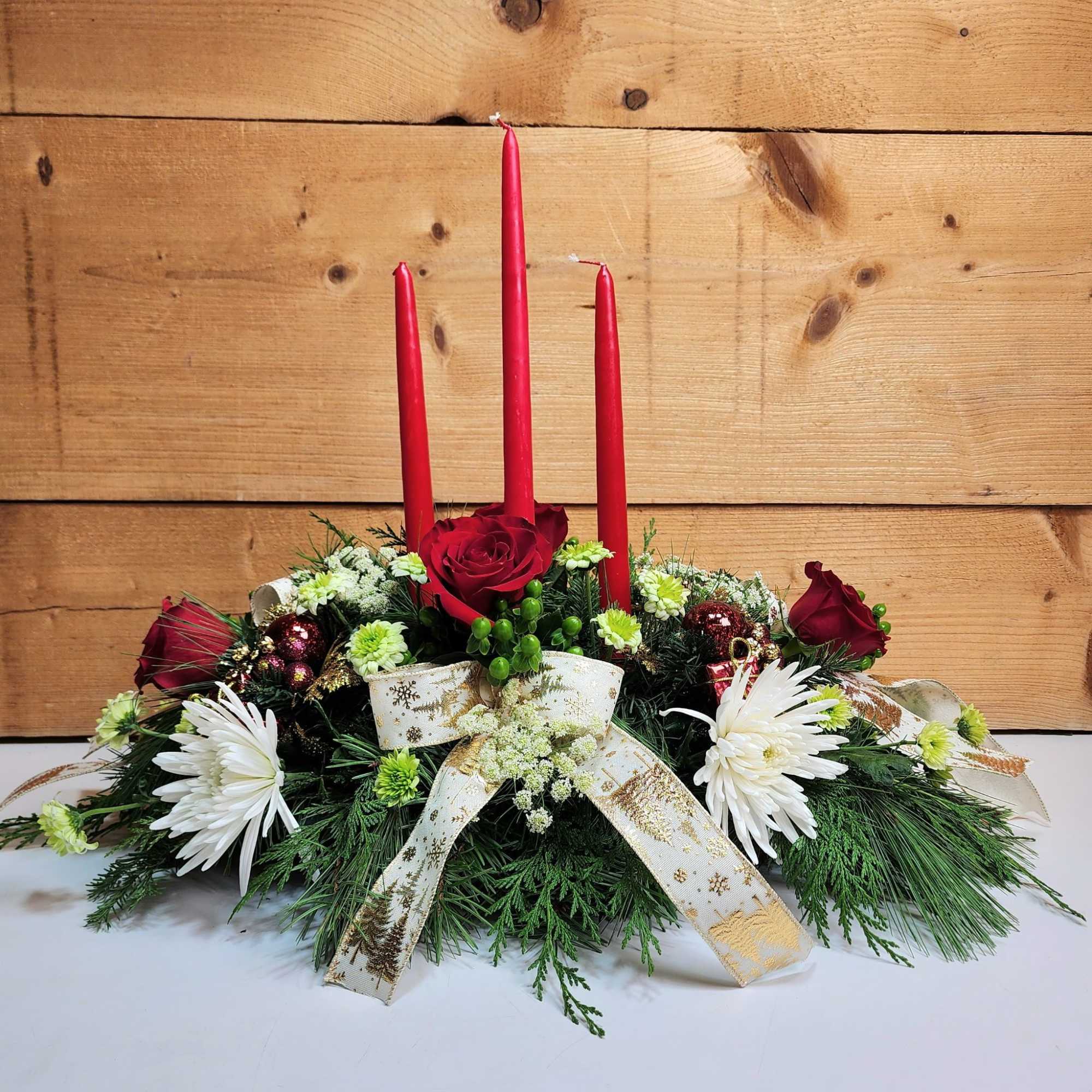 Our Lights of the Season Centerpiece is an absolute showstopper, designed to