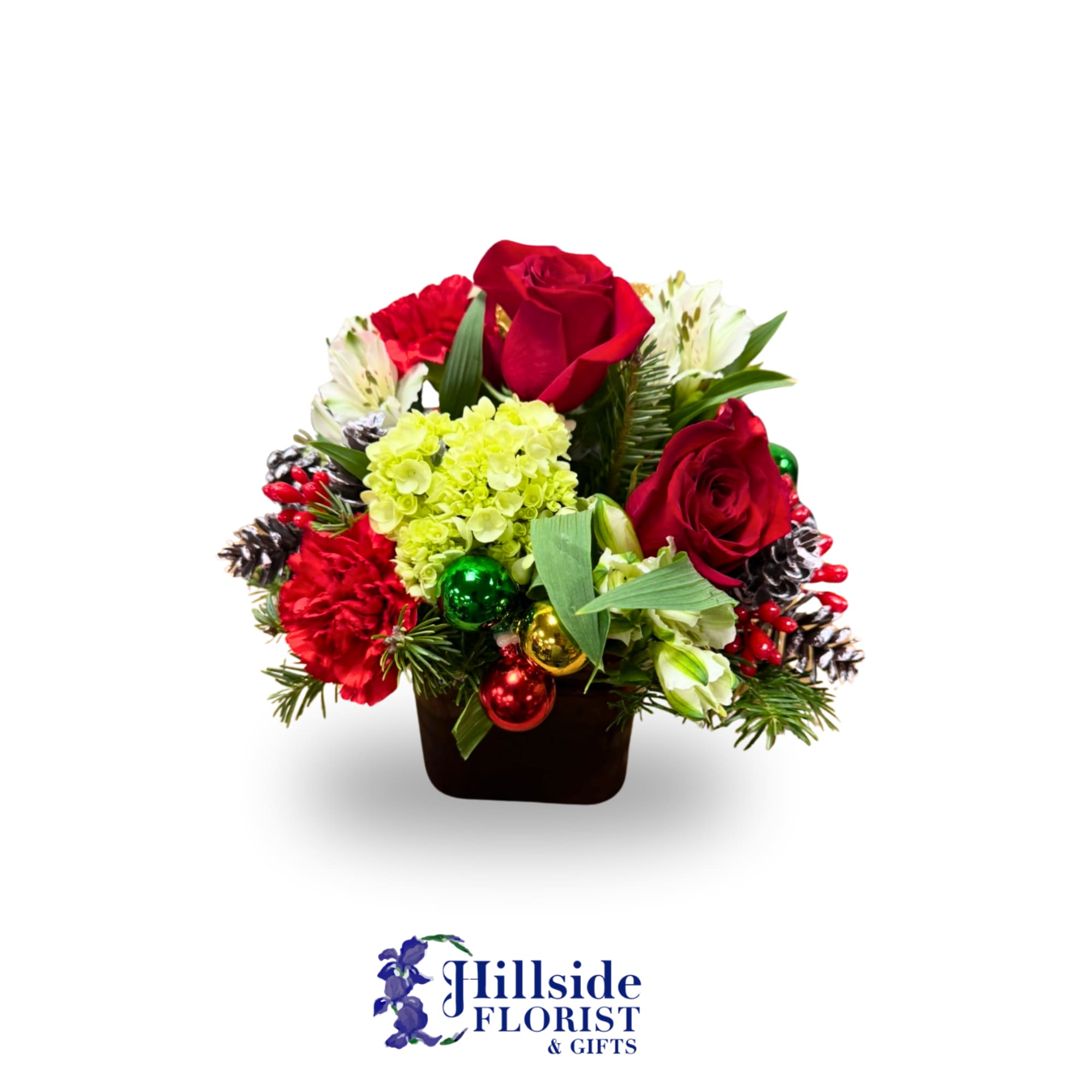 Merry Christmas! This stunning cube arrangement is perfect gift for the holiday.