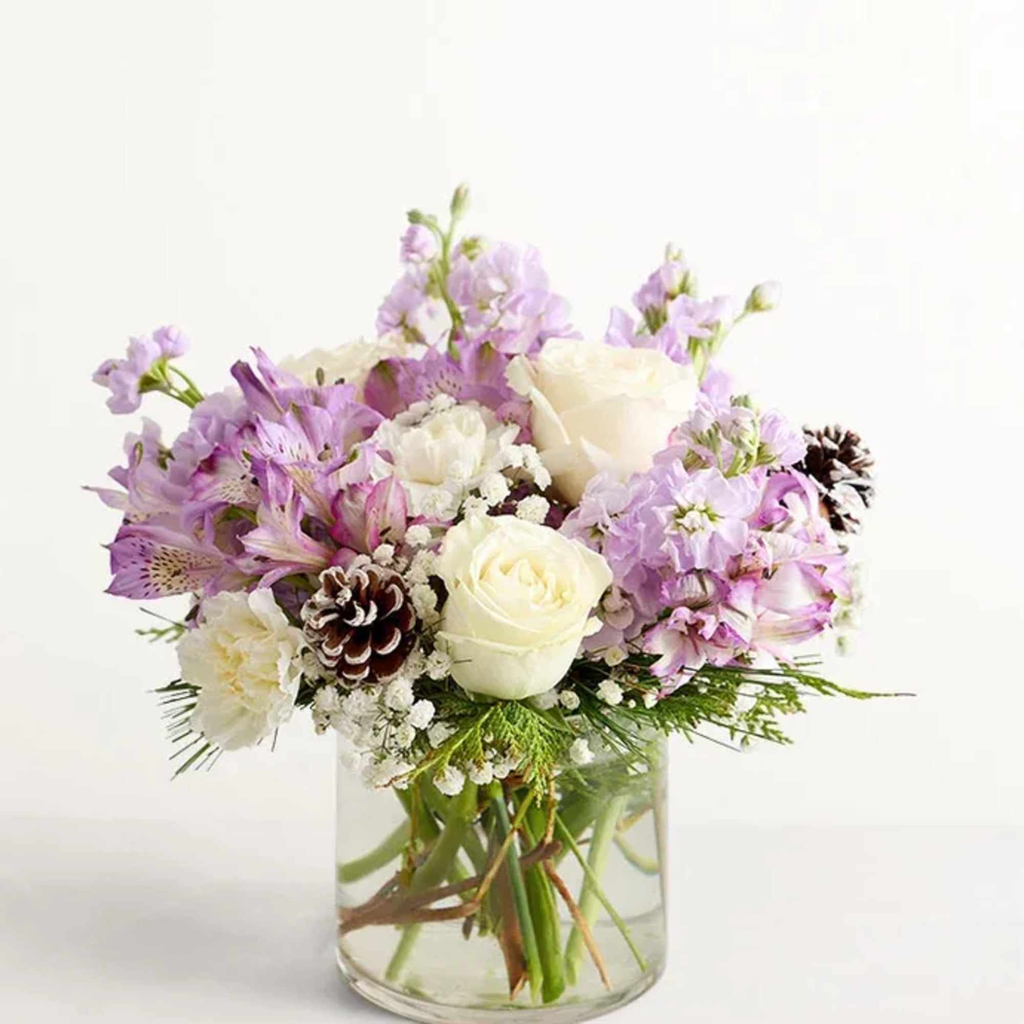 We&rsquo;ve captured the peaceful beauty of winter in our lovely bouquet. A