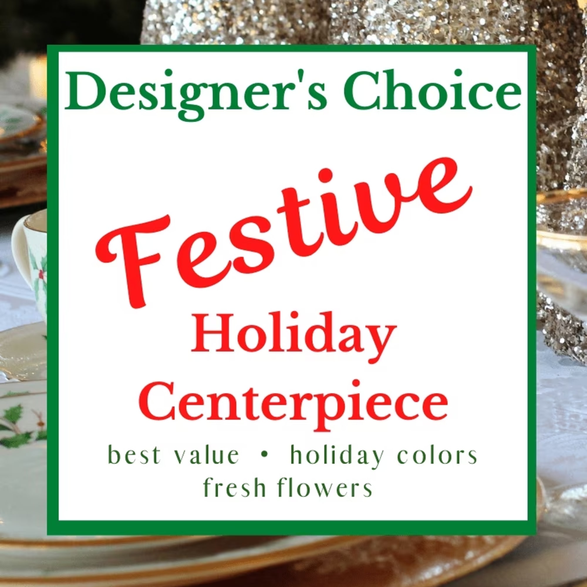 Premium multi plant poinsettia in a white container with big red bow