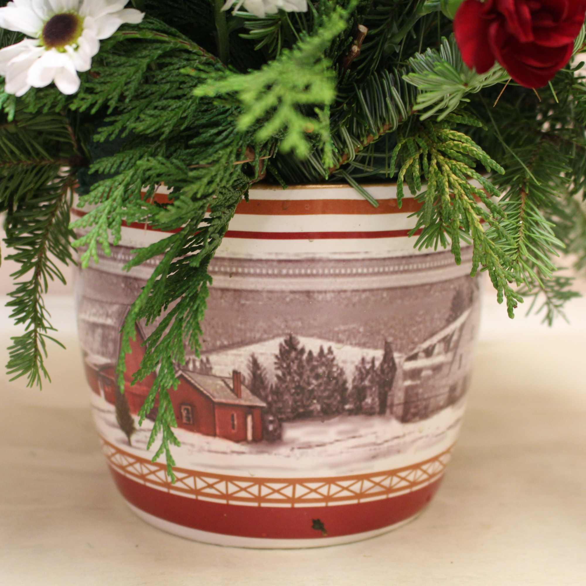 a lovely country sense reminiscent  of the old fashion currier and