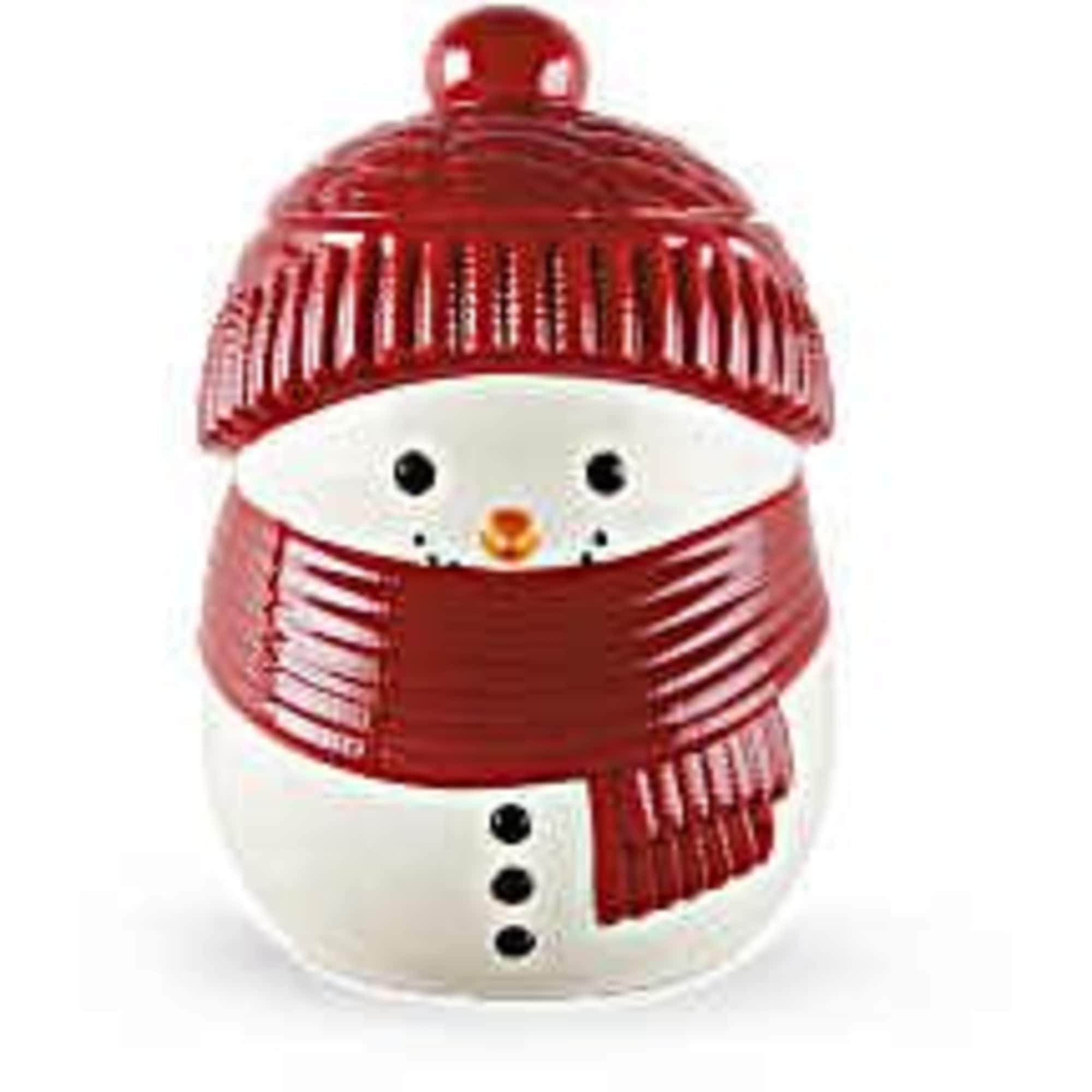 Whether it's filled with festive Christmas flowers or sweet treats, this cheerful