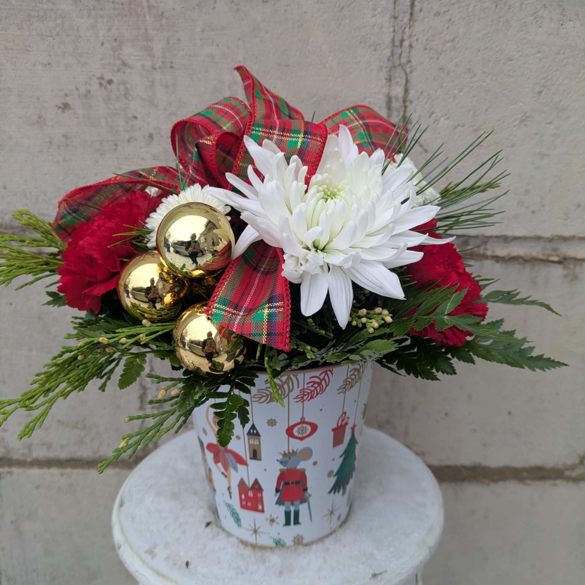 Step into the magic of the season with Holiday March, a charming