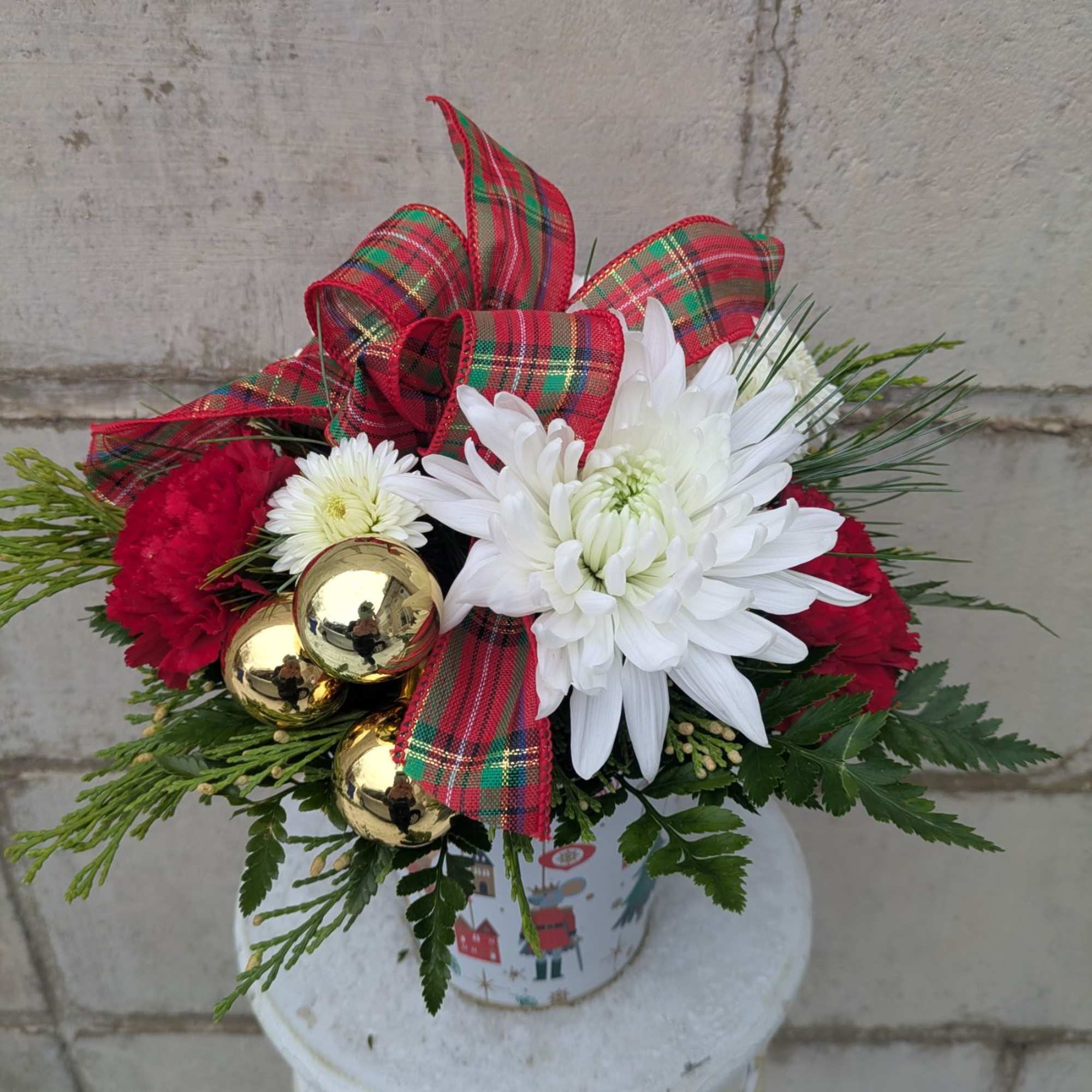 Step into the magic of the season with Holiday March, a charming