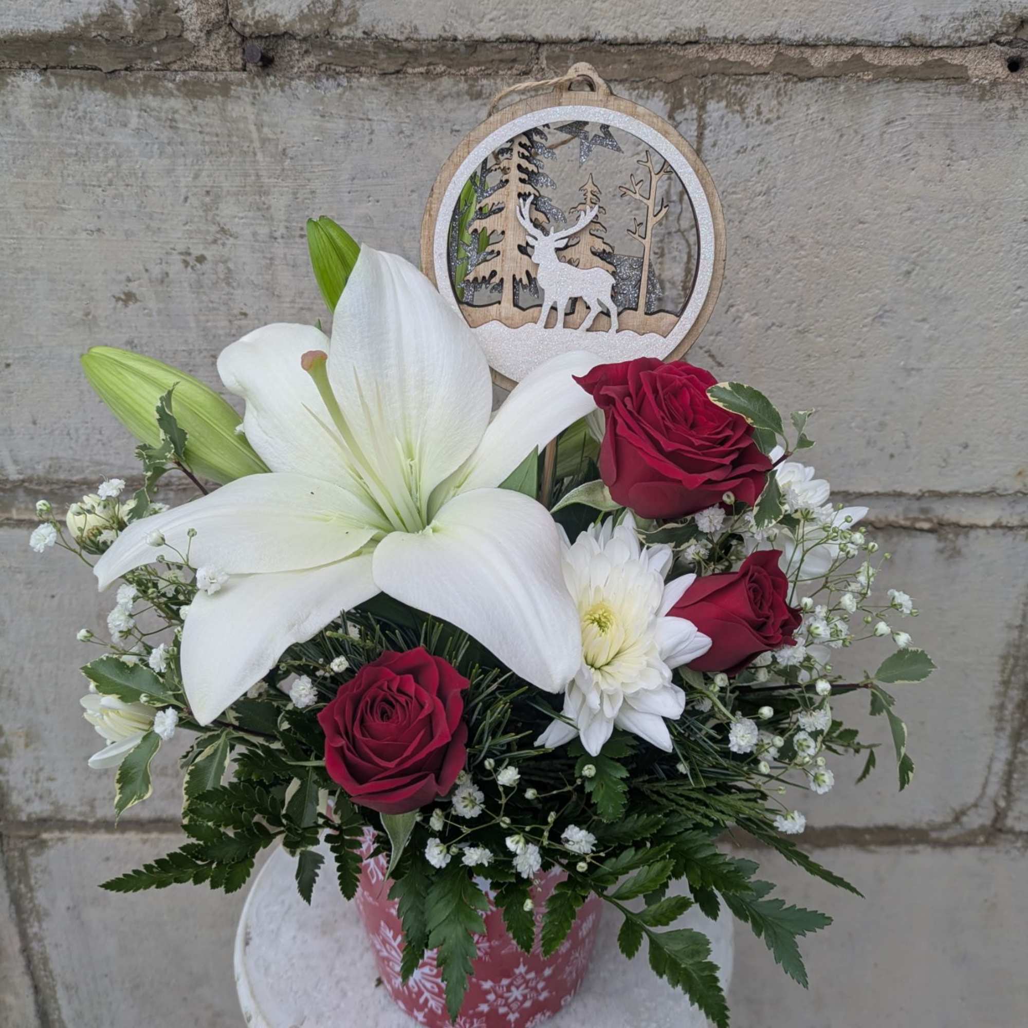 Bring the peaceful magic of winter indoors with Snowflake Serenade, a graceful