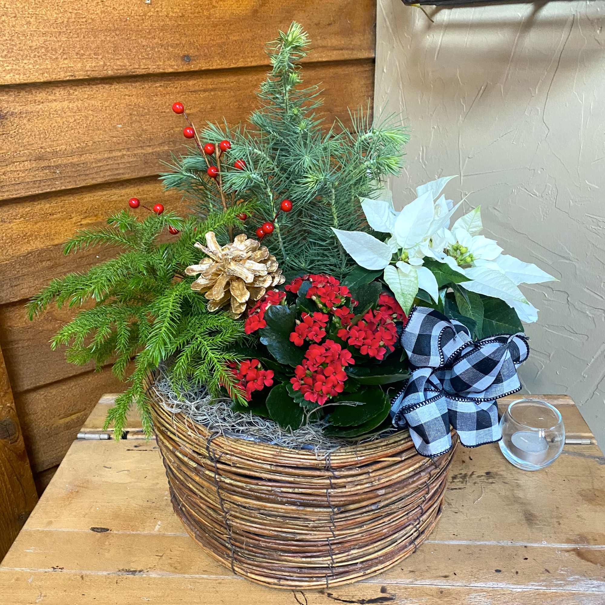 A fresh fragrant variety of flowering and green plants are featured in