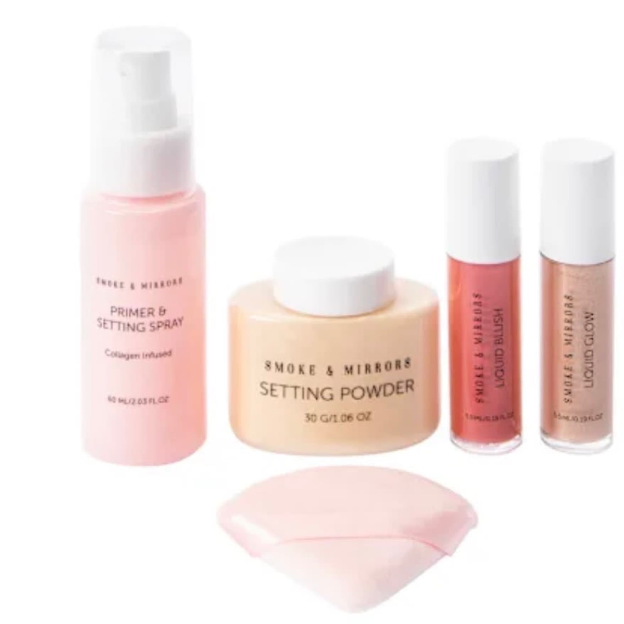 Beauty products in bag 