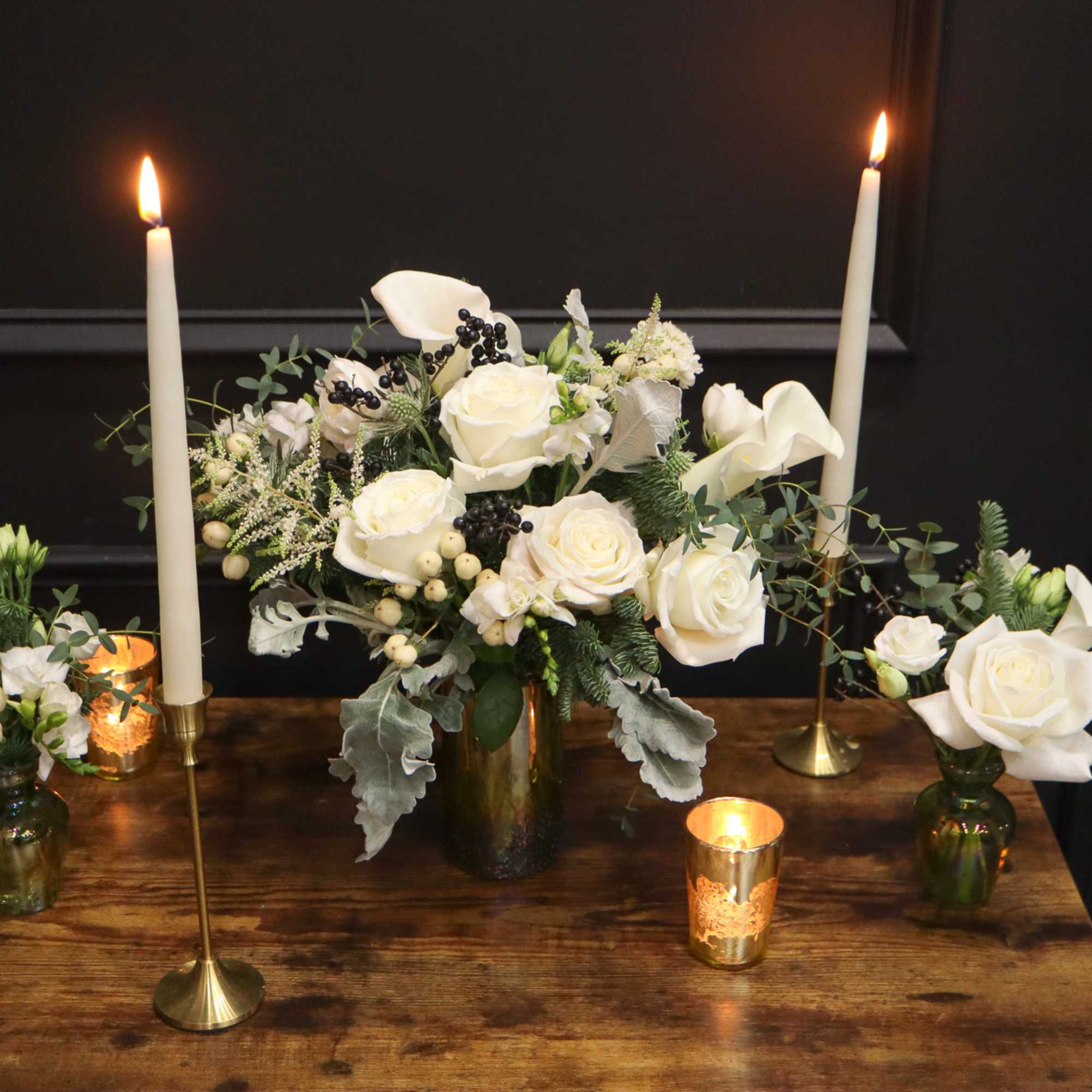 Winter White is one of our newest arrangements from our Holiday collection