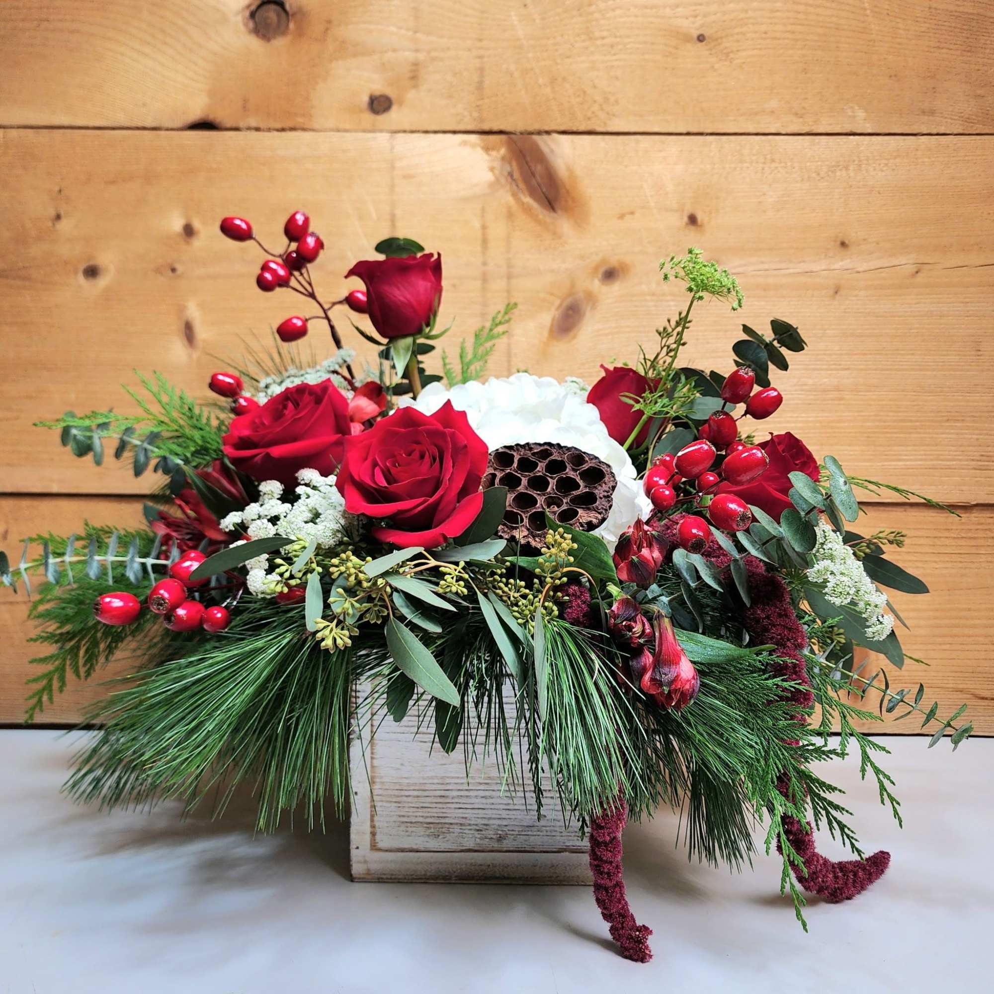 Ruby Winter Blooms is the holiday elegance you&#039;ve been looking for! This