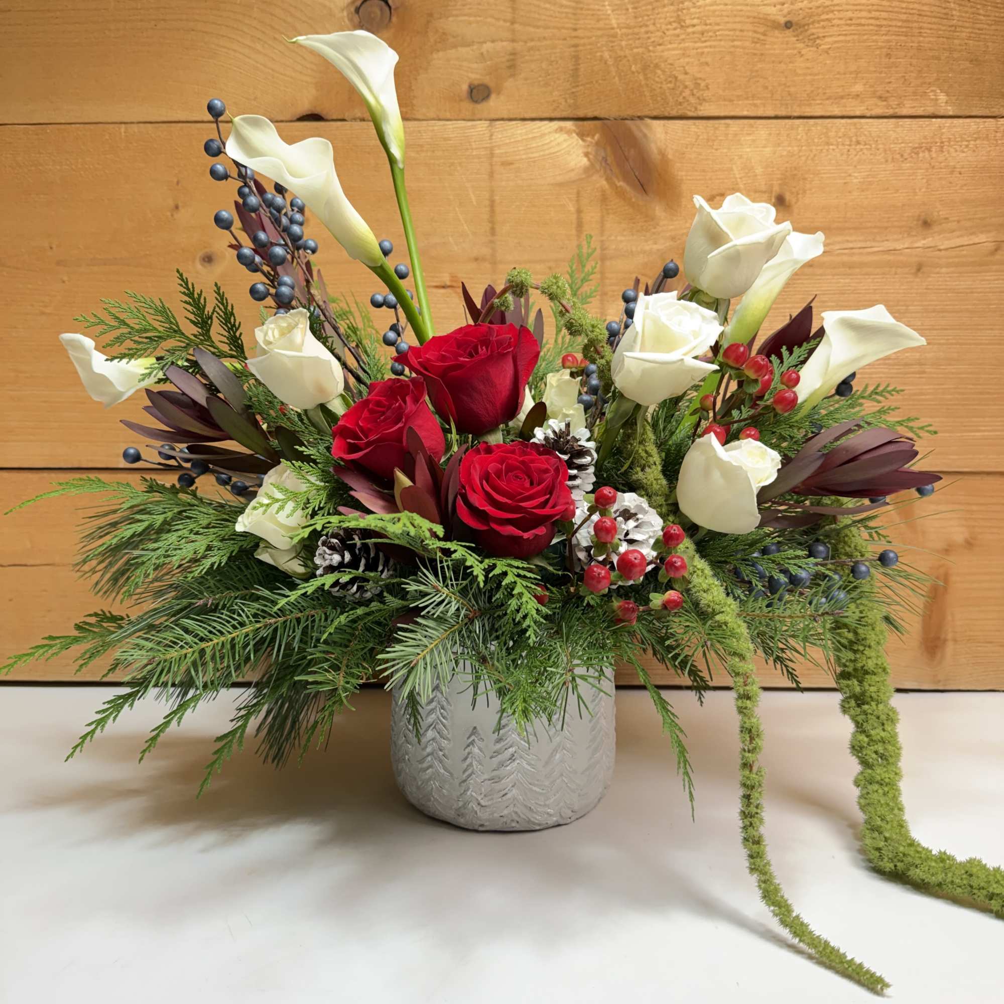 Into The Woods is a magnificent display of elegant blooms designed to