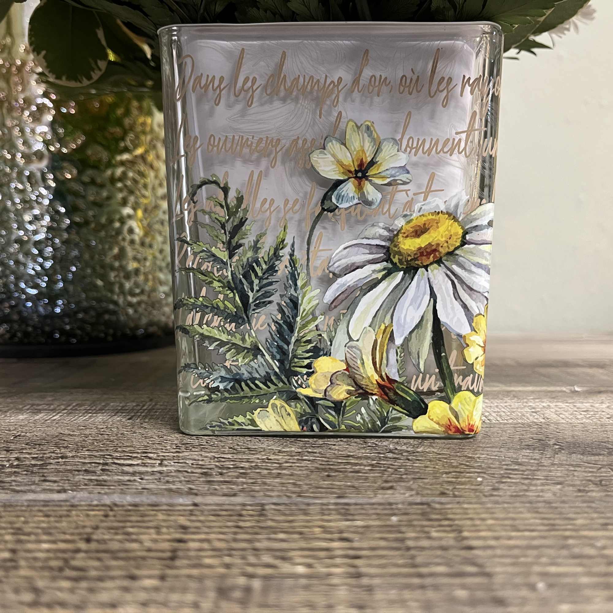 Like a bee dancing through a hidden garden, this enchanting bouquet of