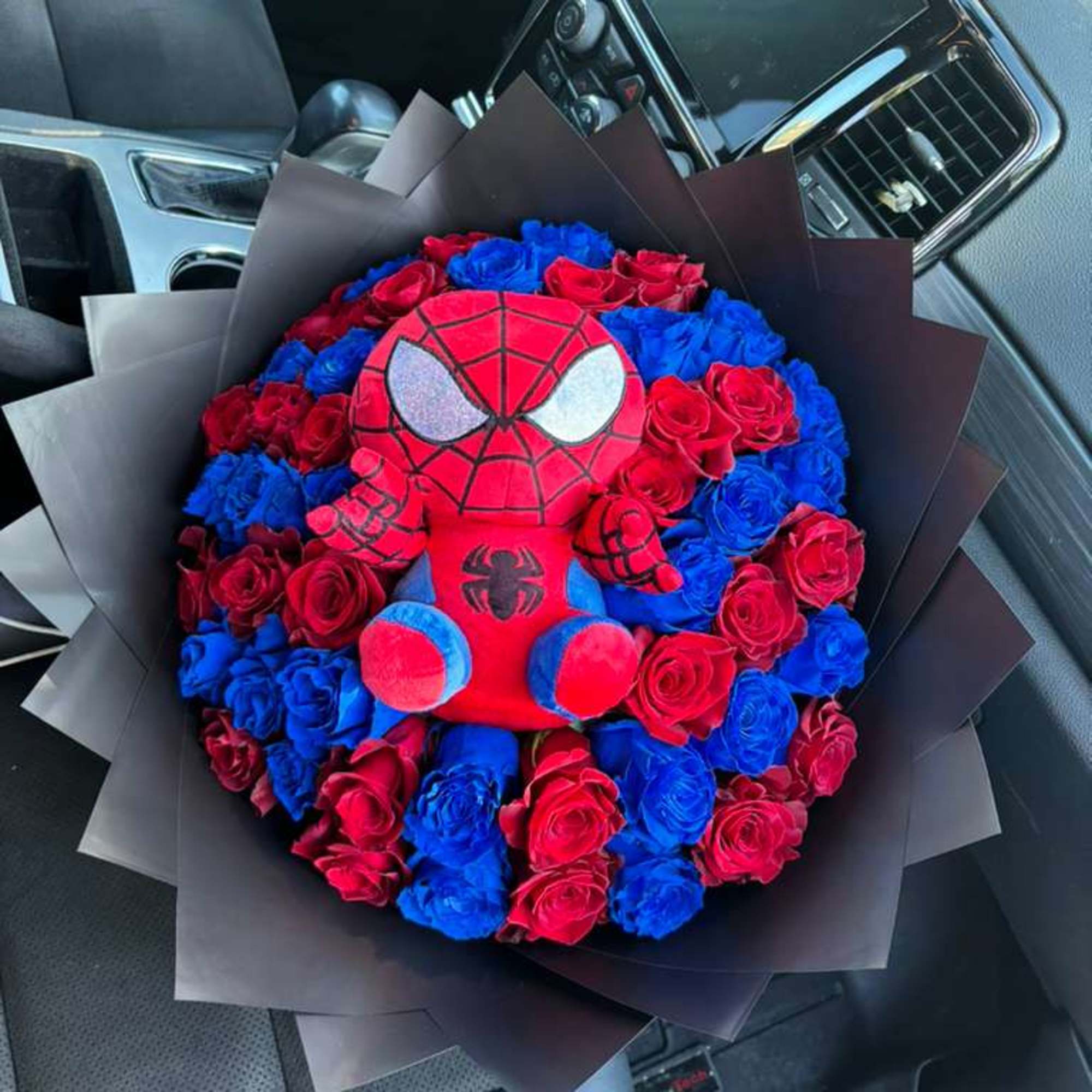Surprise someone special with our unique Spiderman Bouquet, designed to impress and