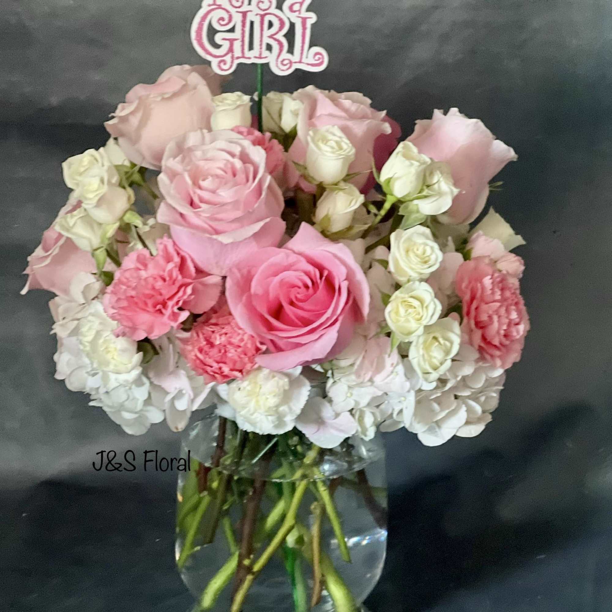 Our Stunning It's A Girl Arrangement will definitely make their day!

The gorgeous