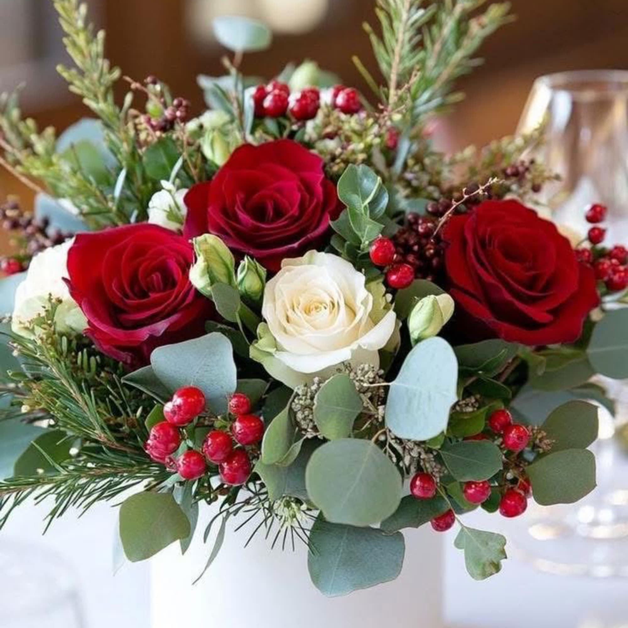 Eucalyptus and pine trees ,a perfect mix for this time of year