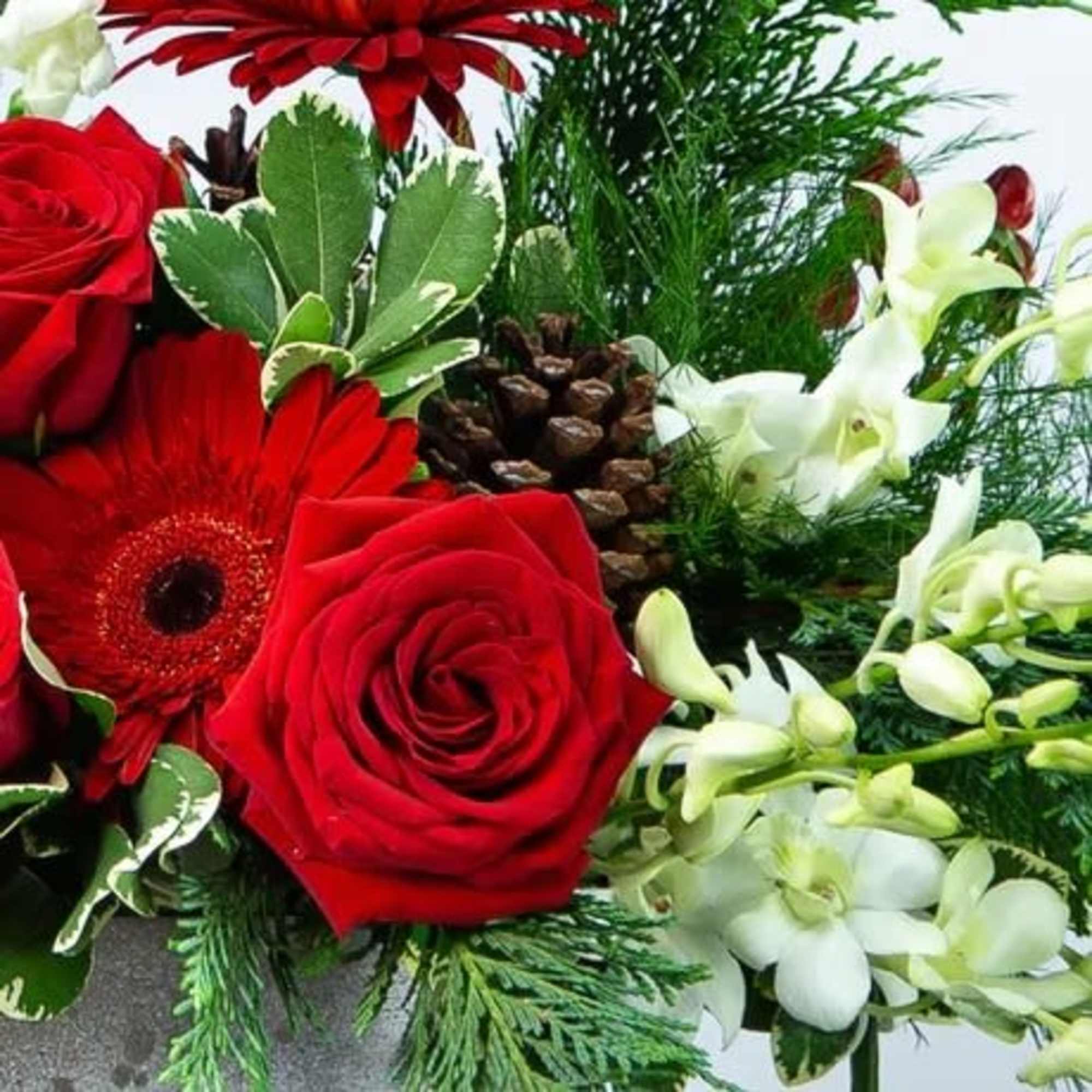 Bring the beauty of the colder weather inside. Winter Gardens II is