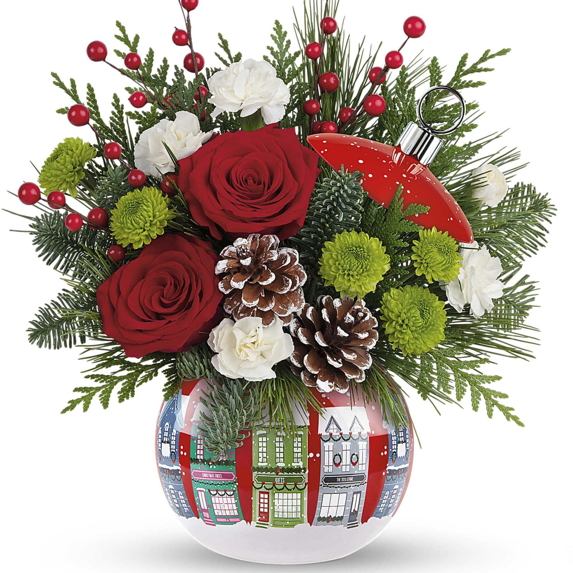 Capture the wonder of a silent, snowy night with this beautiful holiday