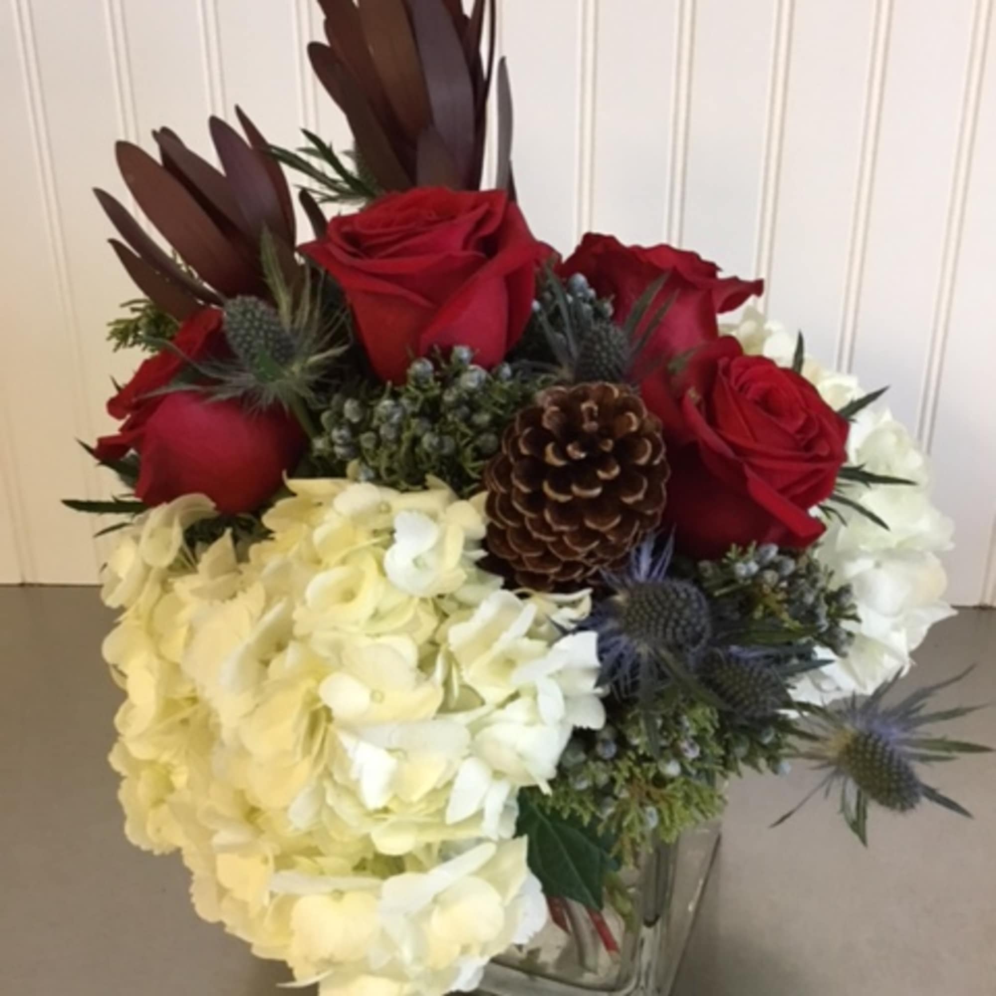 For the love of the season, a snowy collection of white Hydrangea