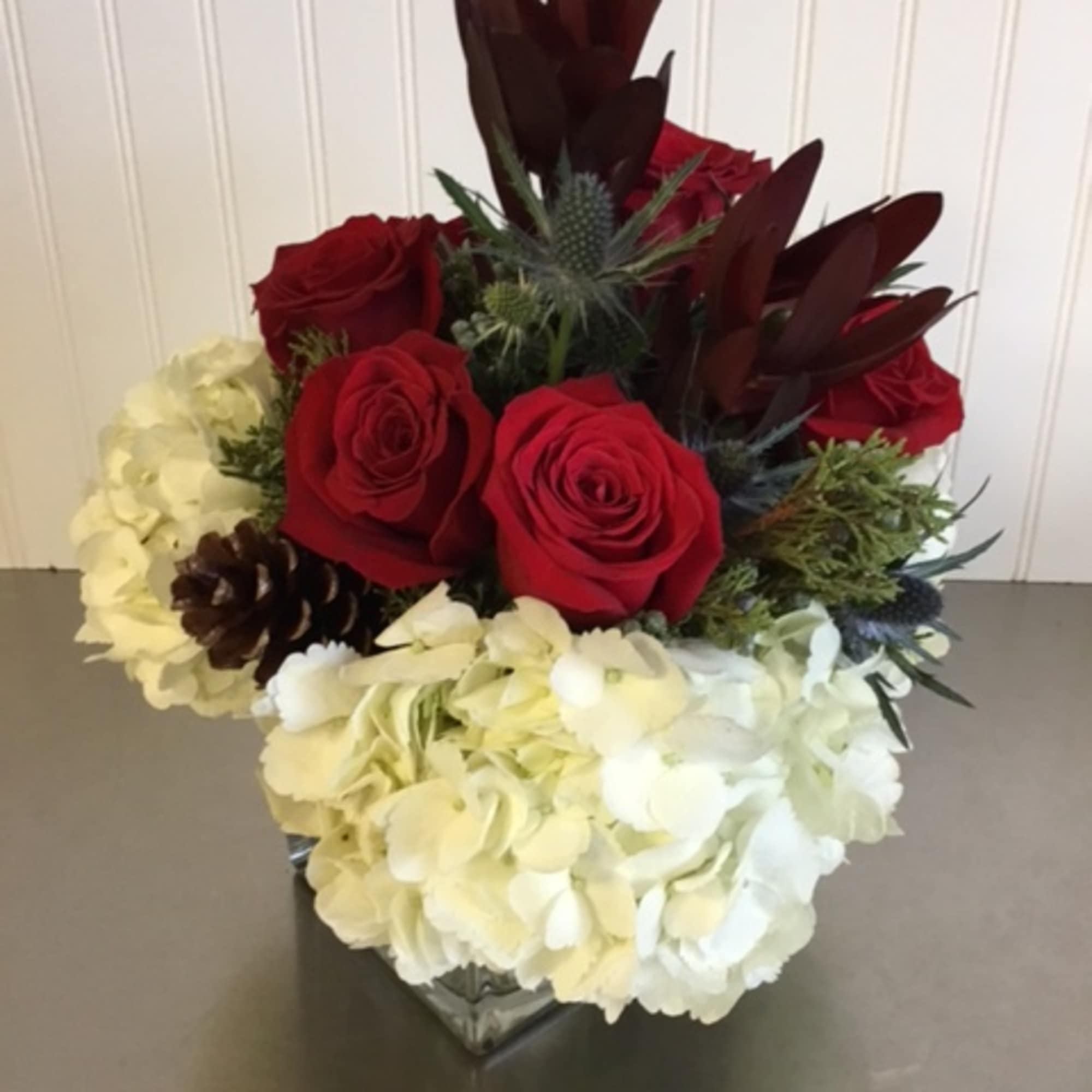 For the love of the season, a snowy collection of white Hydrangea