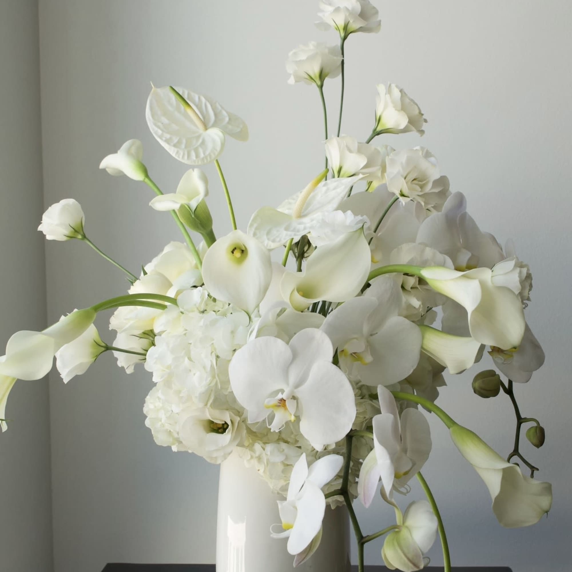 White Couture is a refined all-white arrangement designed in our signature Fashion