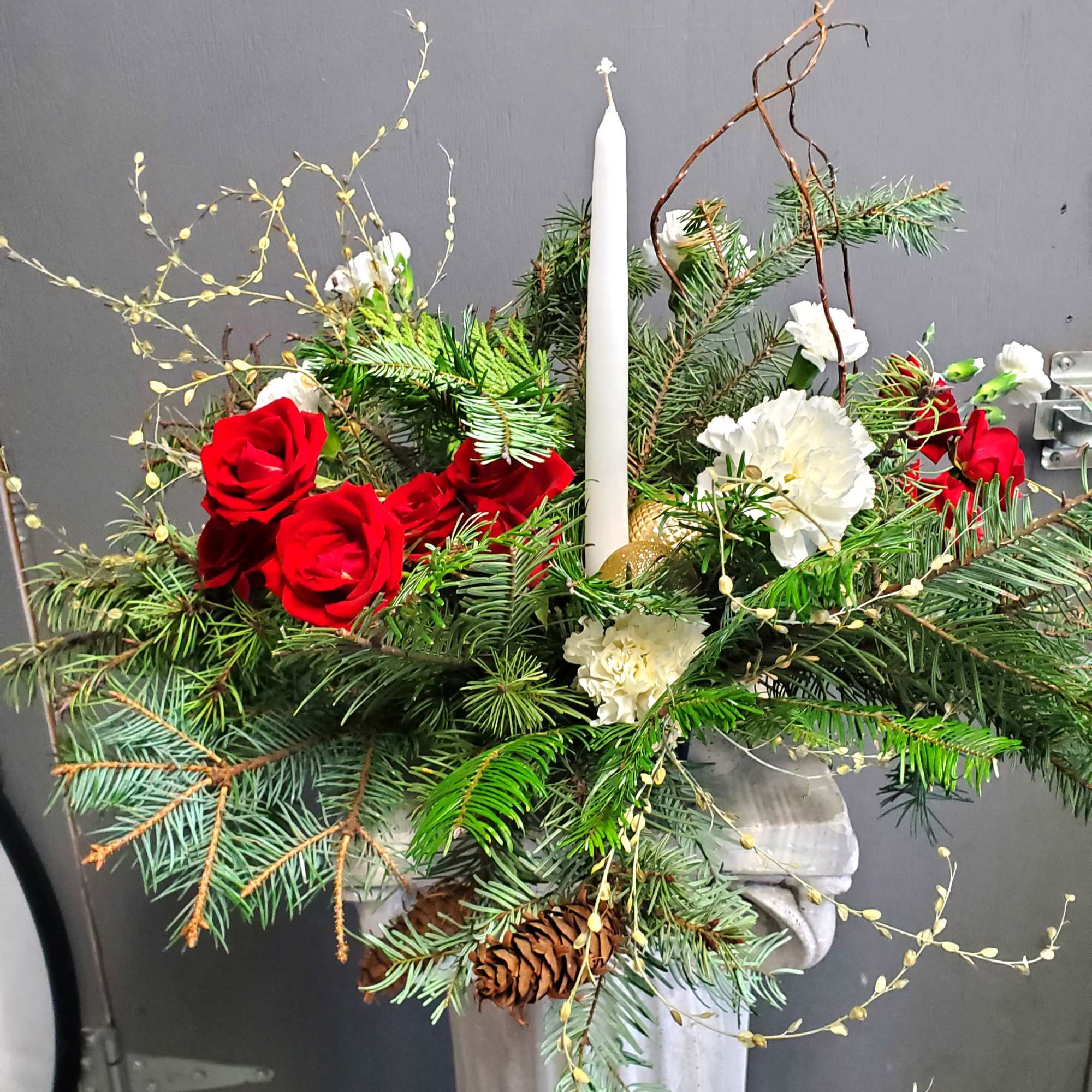 We are a custom design studio florist in a small town. Every