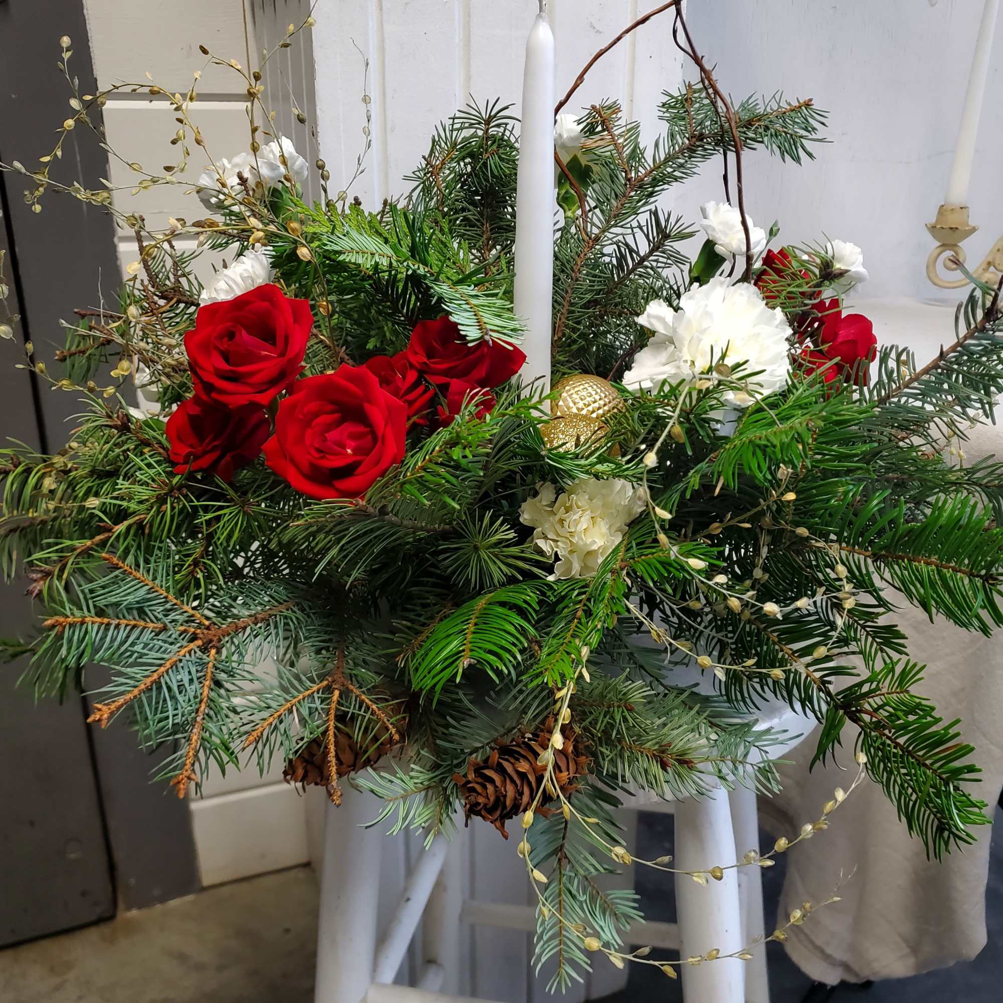 We are a custom design studio florist in a small town. Every