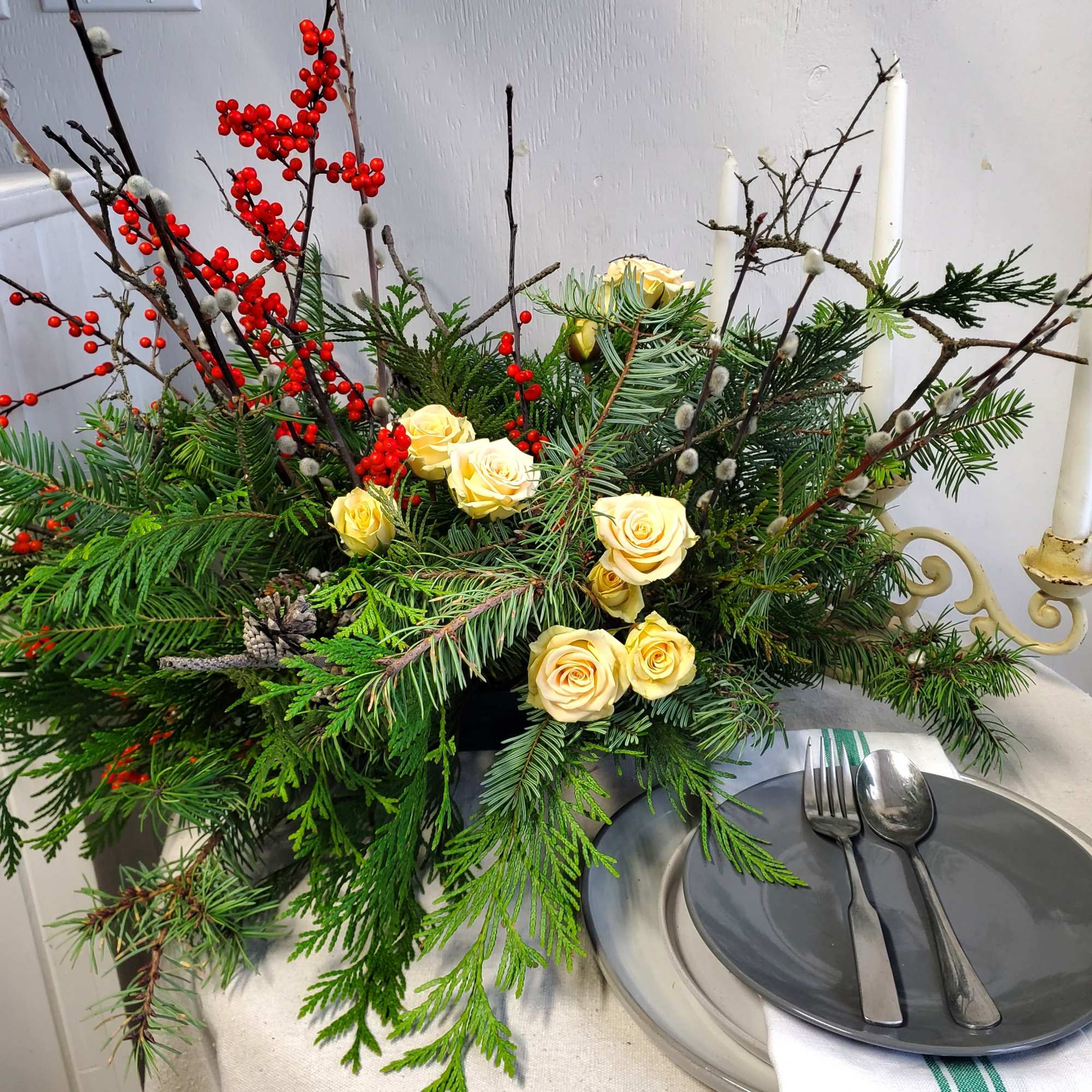 We are a custom design studio florist in a small town. Every