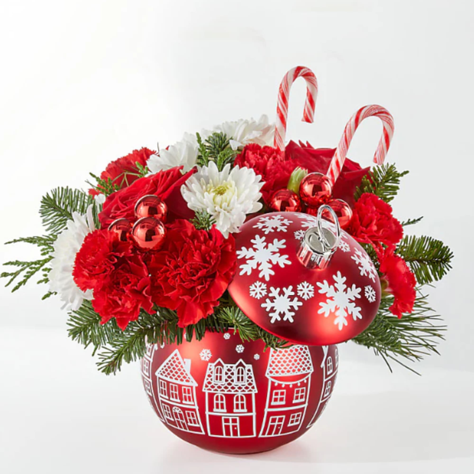An ornament full of blooms, perfect for any occasion this season.