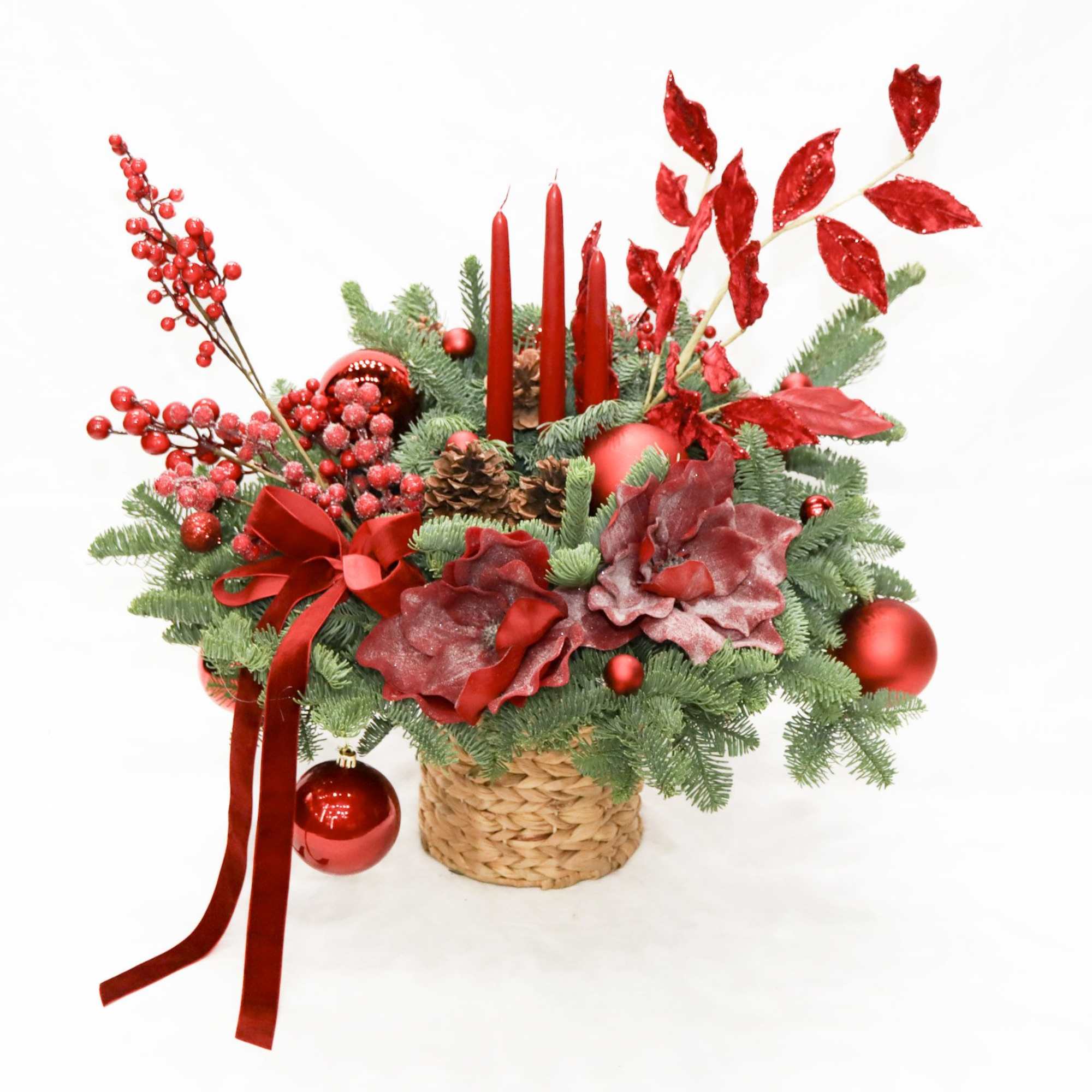 Bring warm seasonal charm to your home with Frosted Harmony, a handcrafted