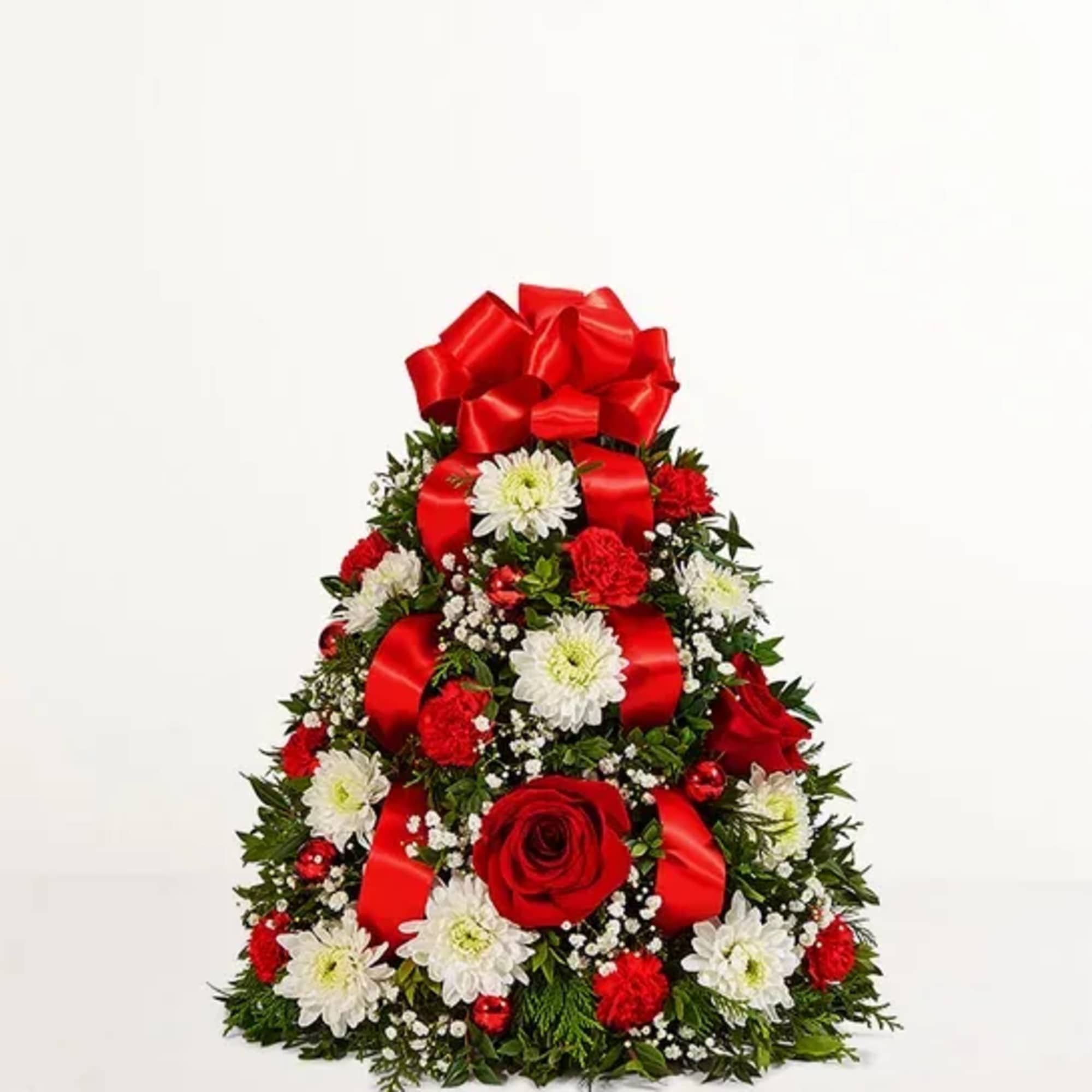 About Holiday Flower Tree&reg;
Our flower tree arrangement is popular for its festive