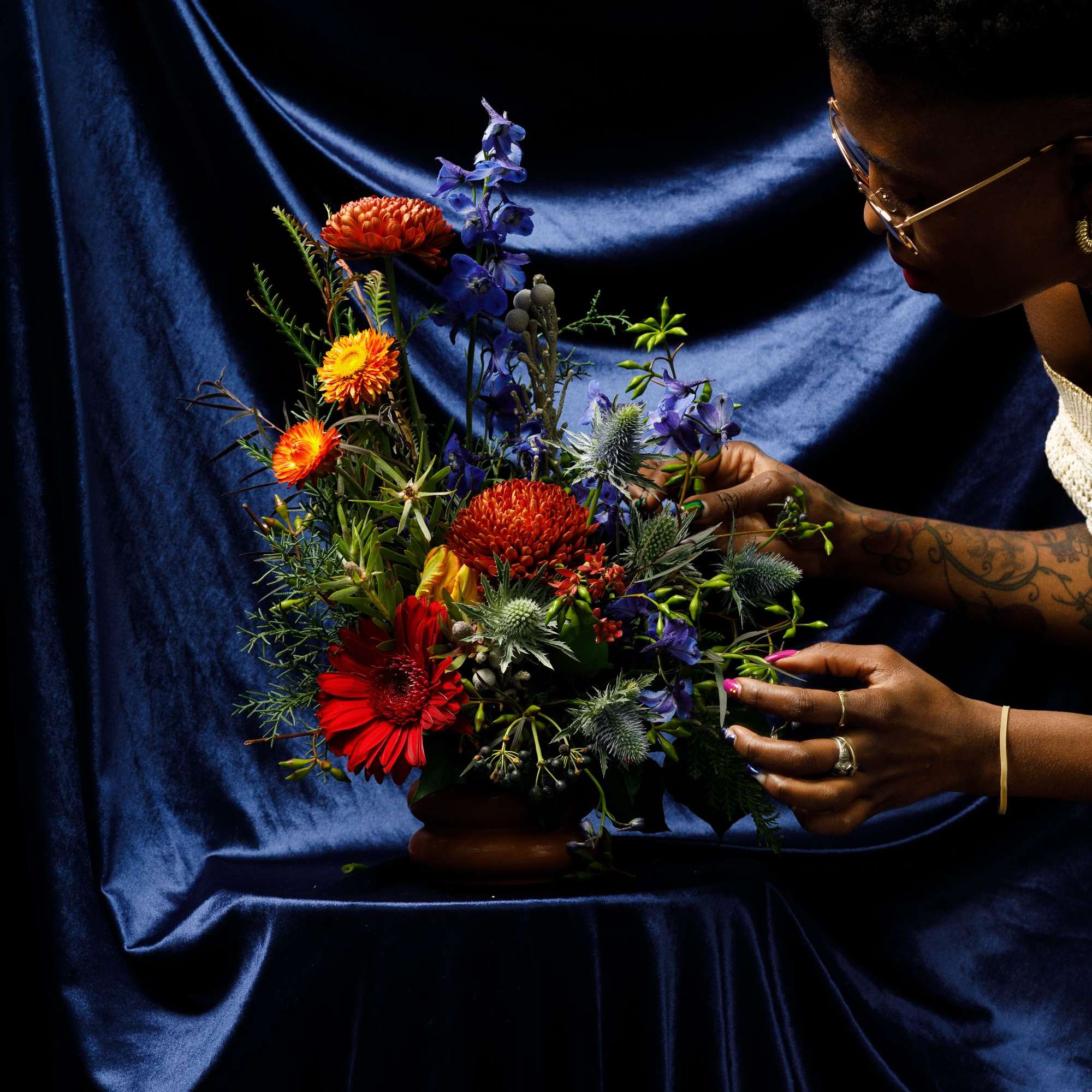 Give him something unexpected and offbeat with this carefully curated arrangement &ldquo;The