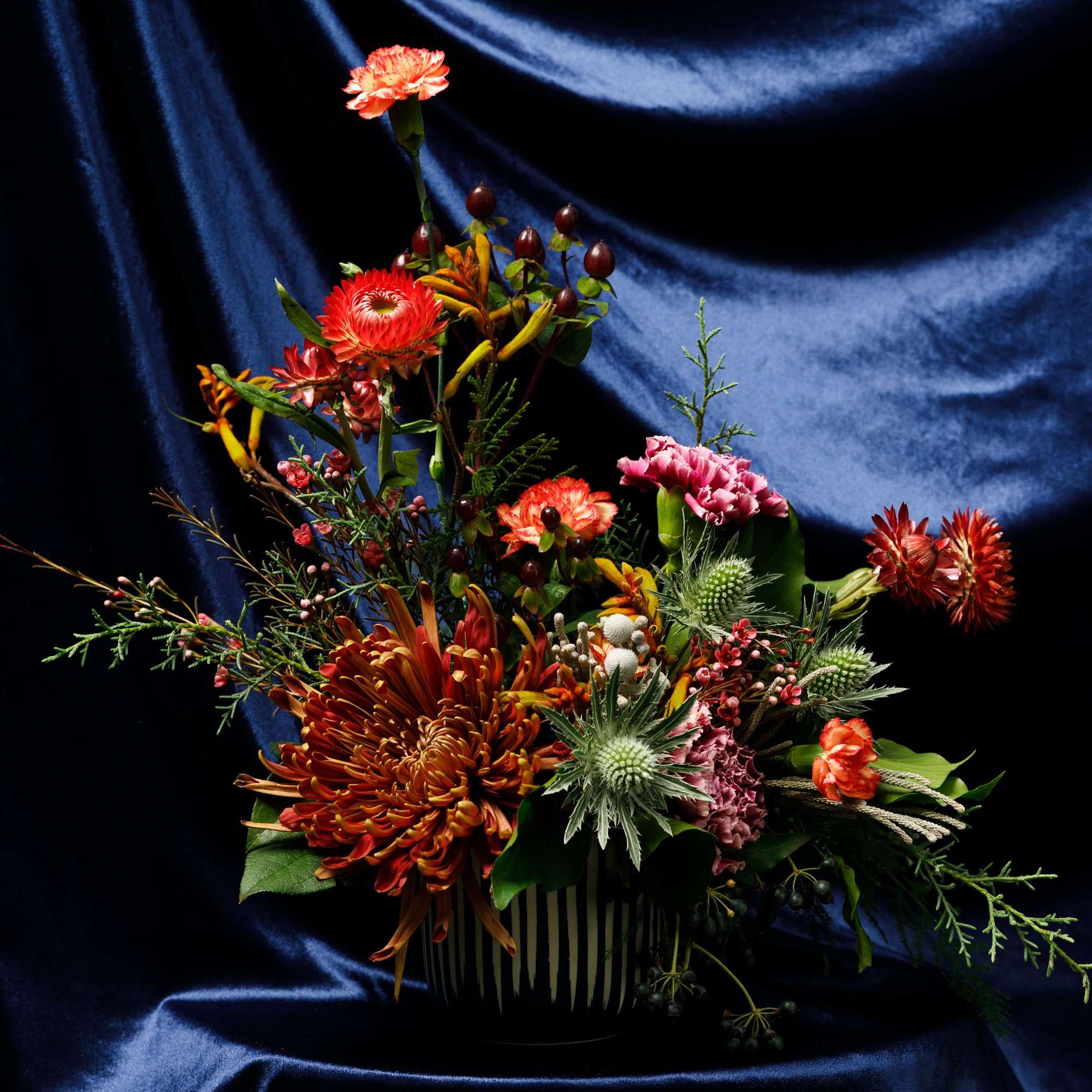  &ldquo;The Jefferson&rdquo; is our small, low &amp; lush, floral arrangement created