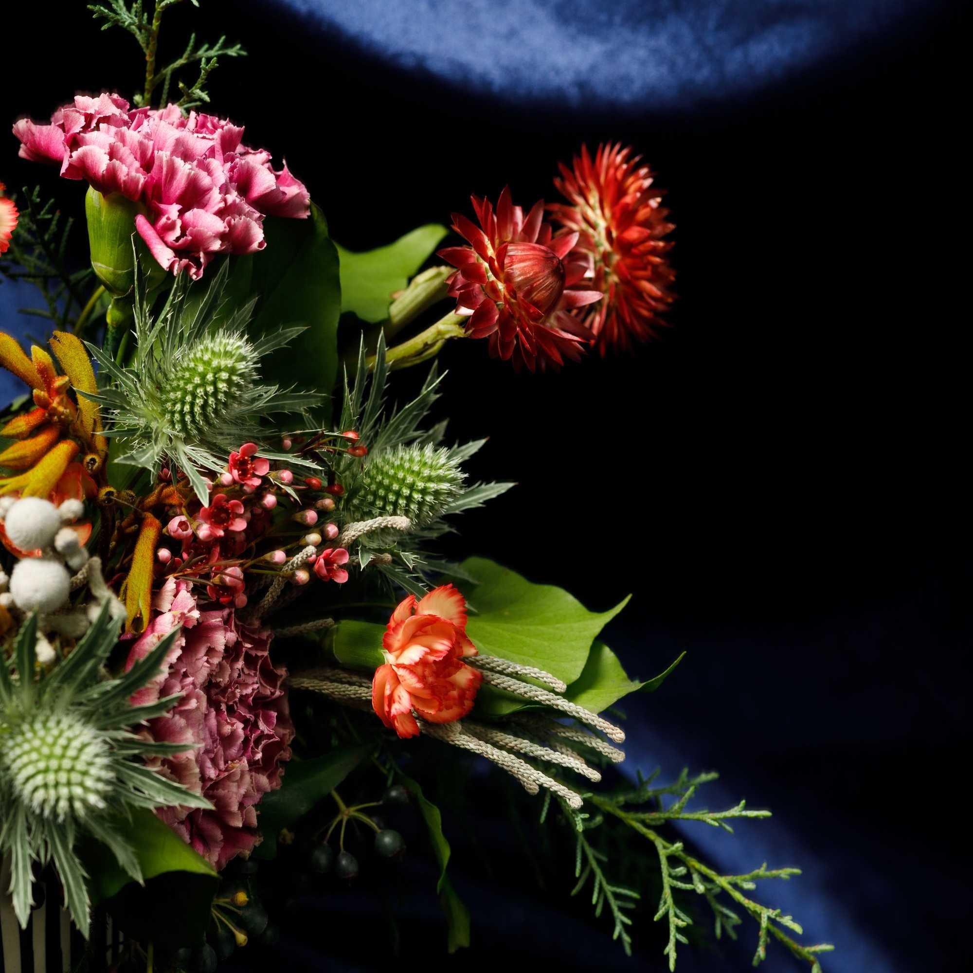  &ldquo;The Jefferson&rdquo; is our small, low &amp; lush, floral arrangement created