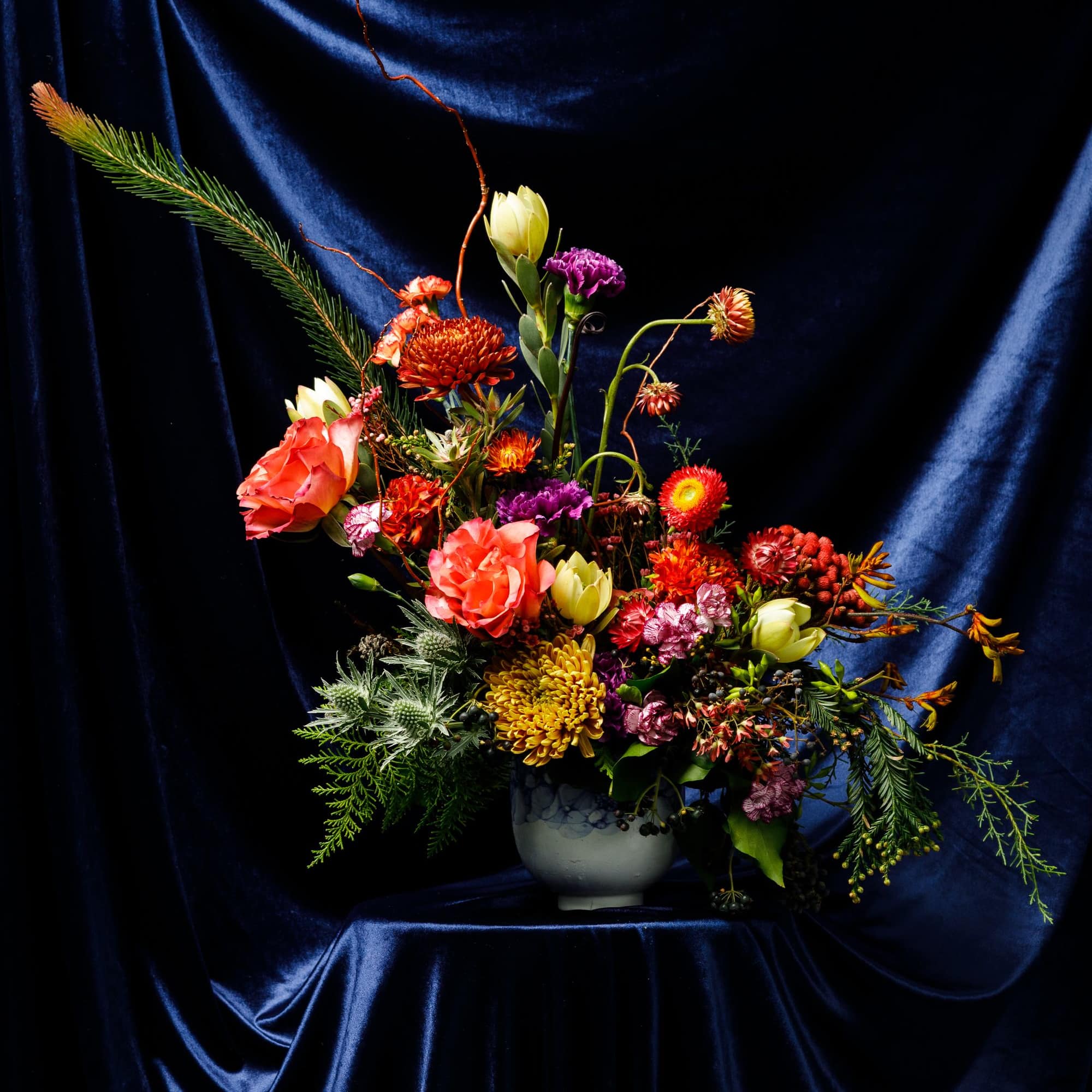  &ldquo;The Bedford&rdquo; is our large &amp; lush, floral arrangement created in