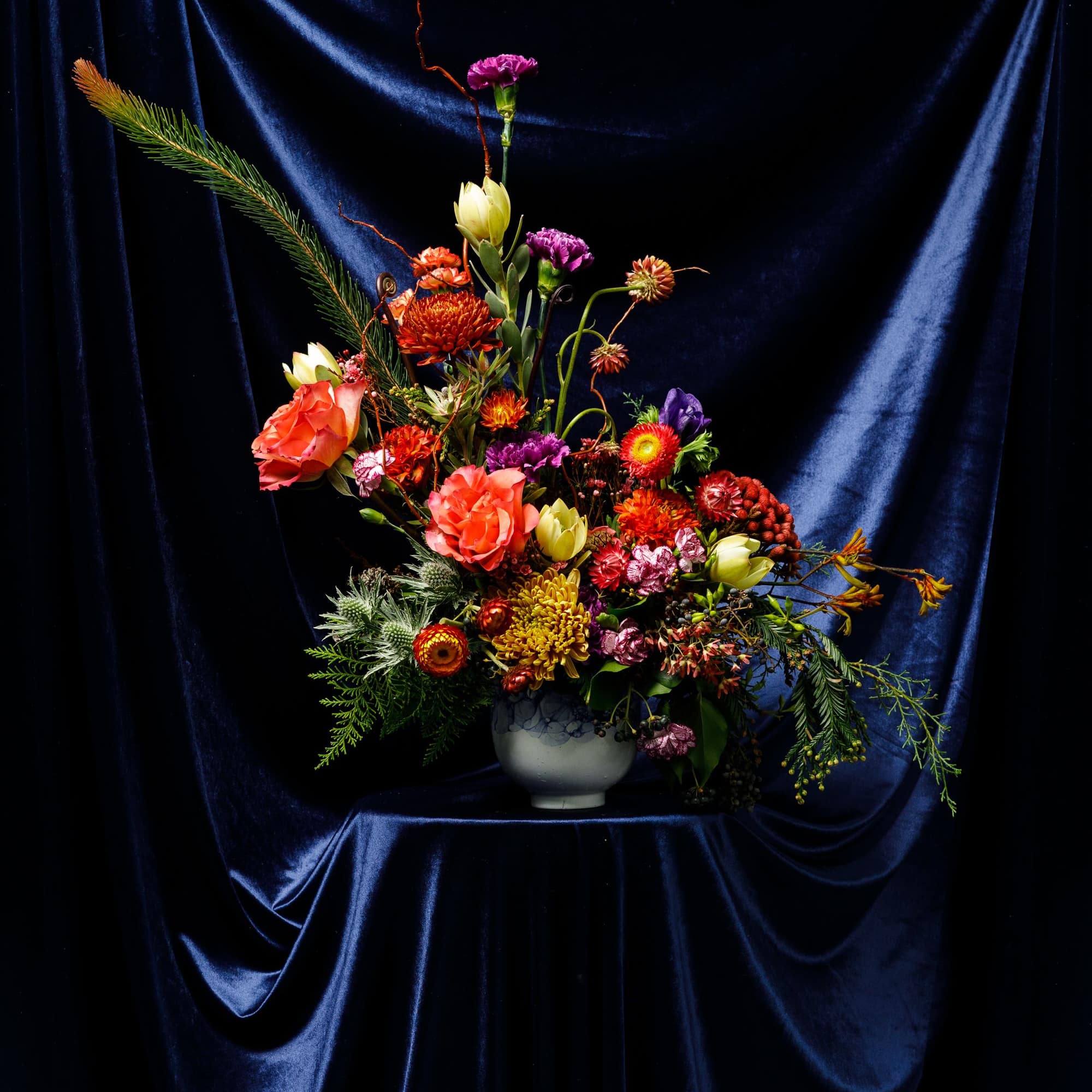  &ldquo;The Bedford&rdquo; is our large &amp; lush, floral arrangement created in