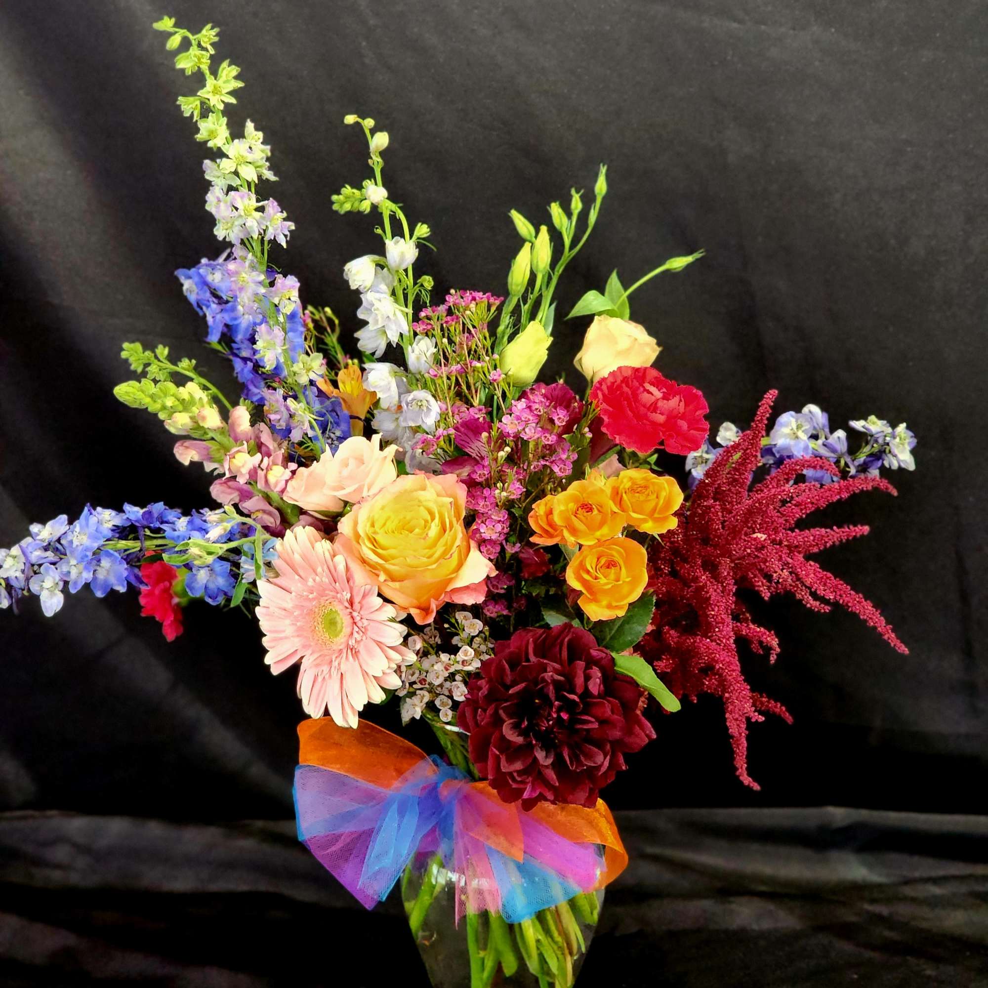 Bring Tucson's sunsets or sunrise into your home. Soft and warm arrangement