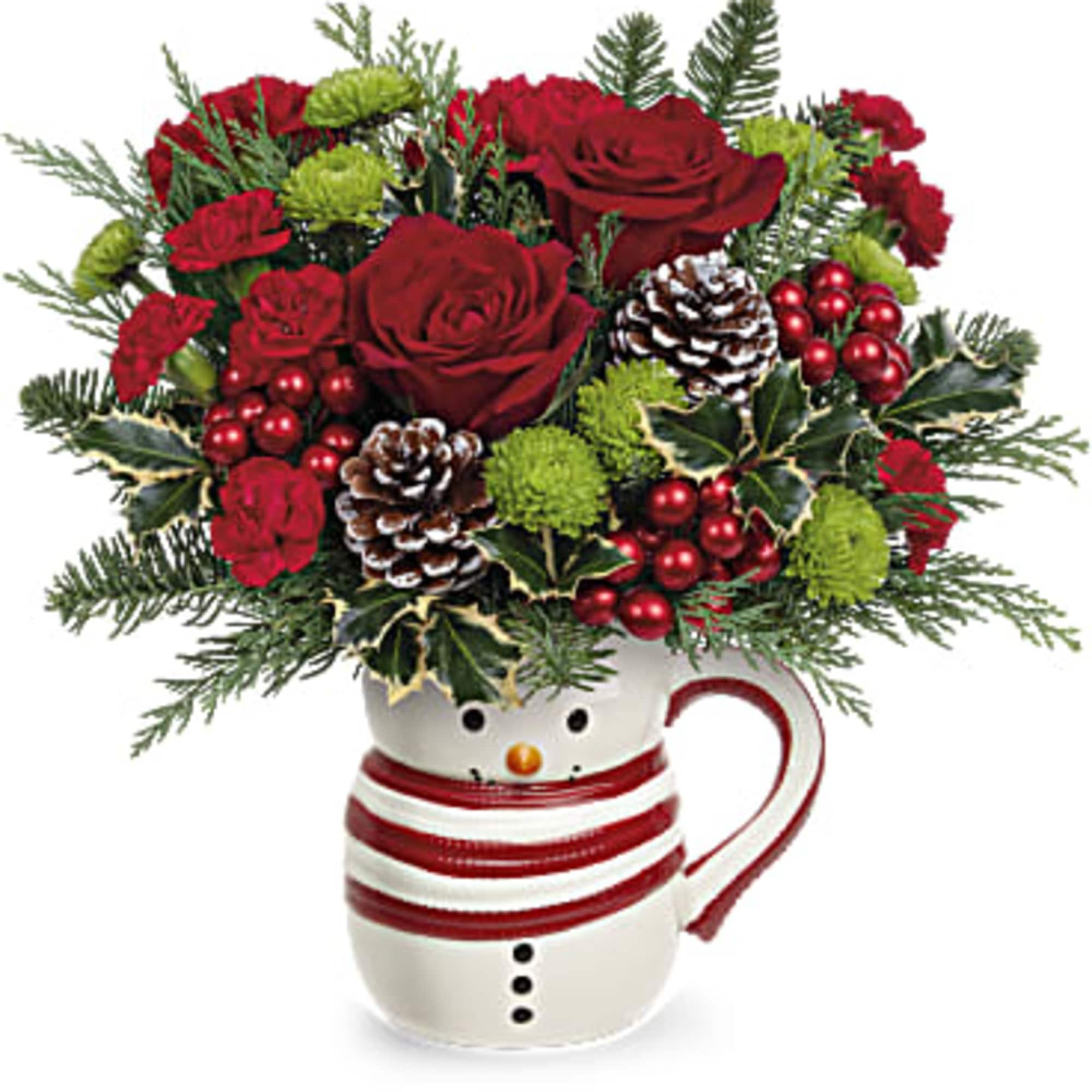 Whether filled with festive flowers for Christmas or hot cocoa in the